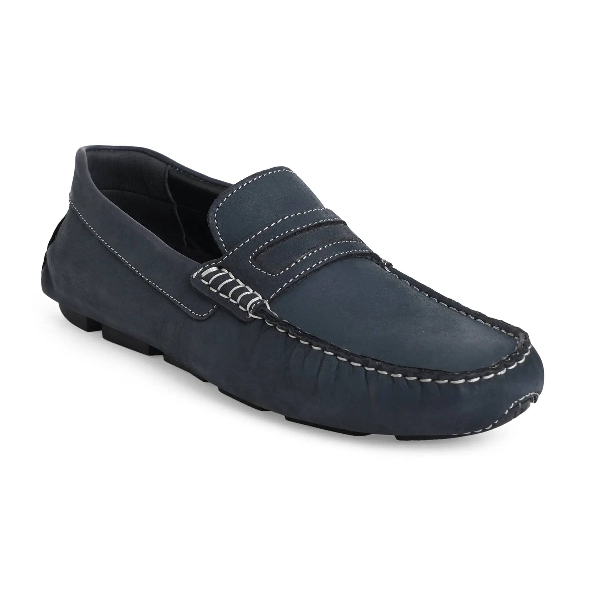     			ERGON EM-01 Men's Casual Navy Shoes Navy Blue Men's Slip-on Shoes