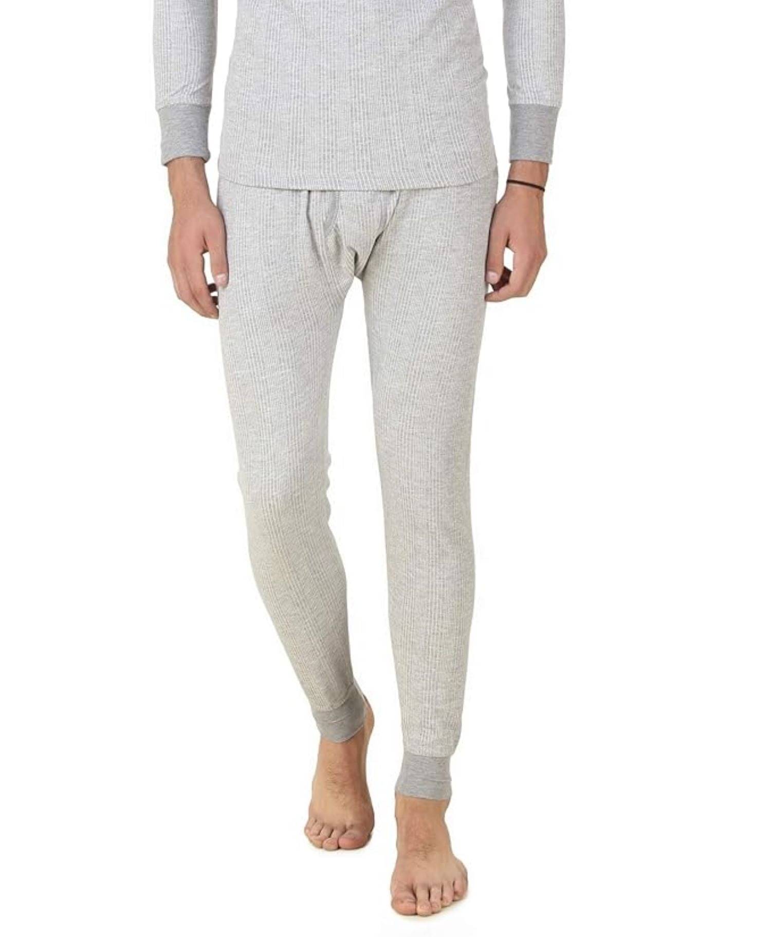     			Hap Kings Pack of 1 Cotton Blend Thermal Bottoms For Men's ( Grey )