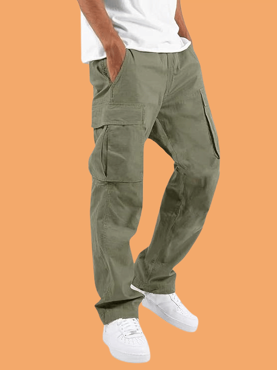     			ikigai Regular Flat Men's Cargos - Mint Green ( Pack of 1 )