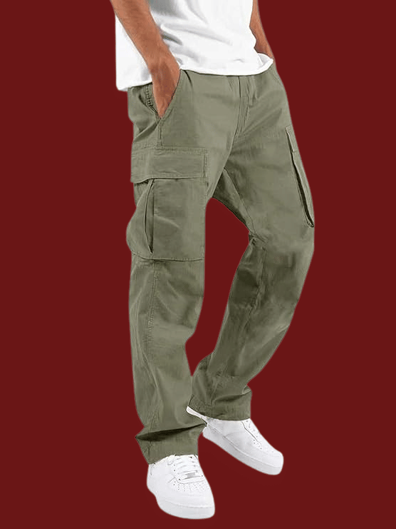     			ikigai Regular Flat Men's Cargos - Mint Green ( Pack of 1 )