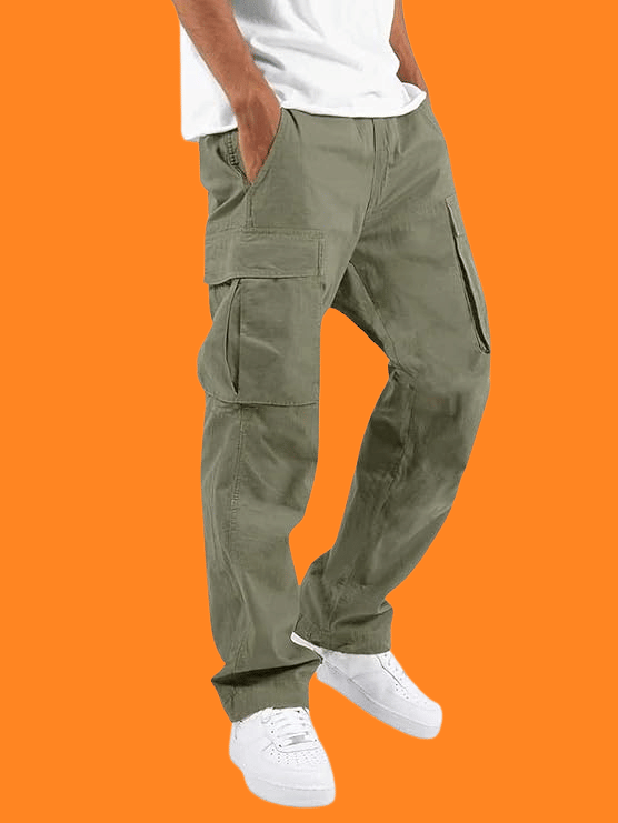     			ikigai Regular Flat Men's Cargos - Mint Green ( Pack of 1 )