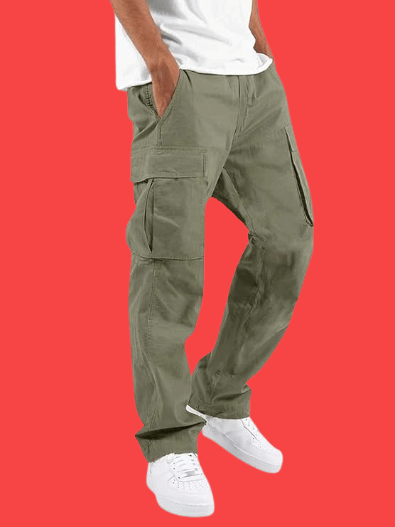     			ikigai Regular Flat Men's Cargos - Mint Green ( Pack of 1 )