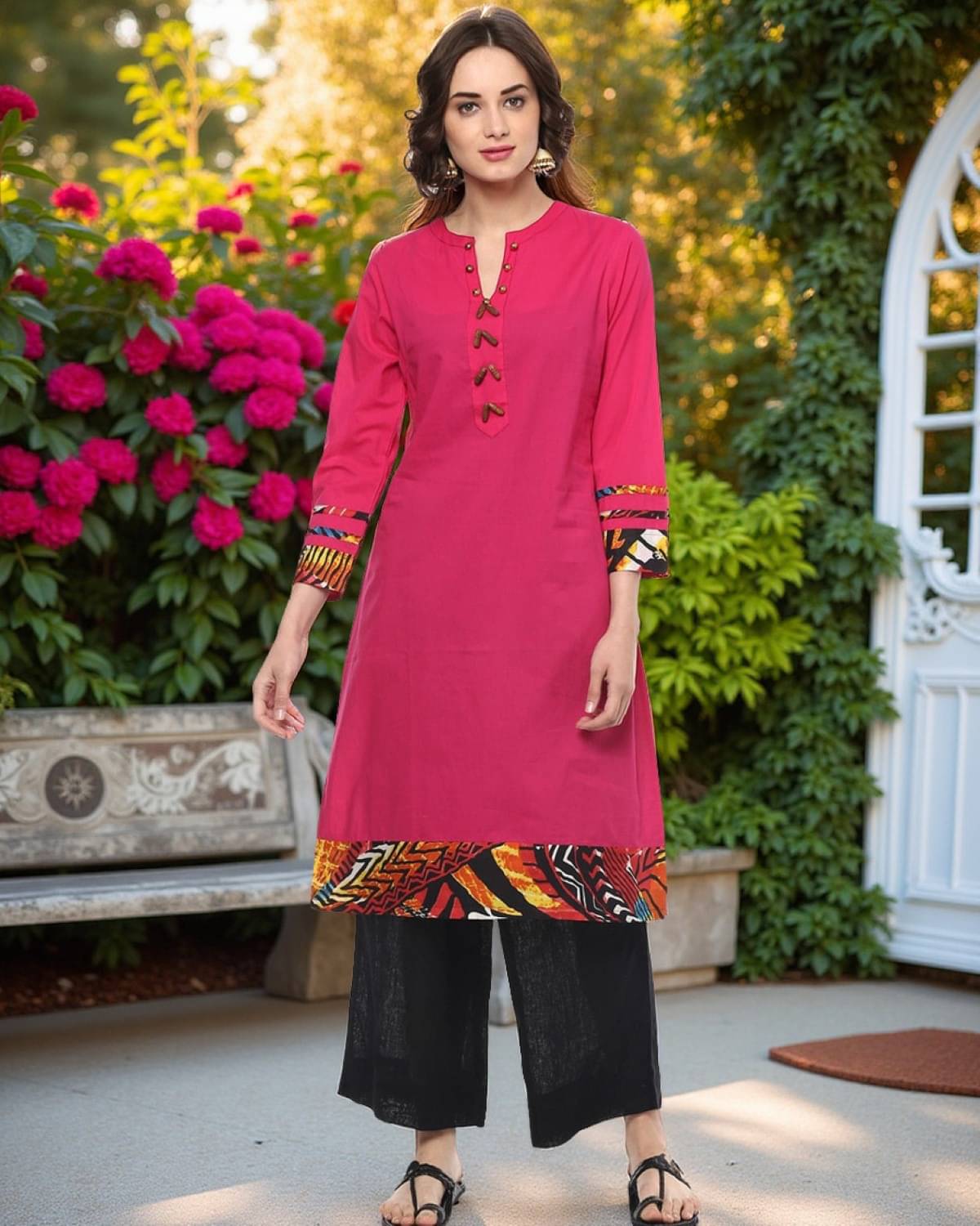Zima Leto Women Polyester A-line Dress ( Multi Color ) Zima Leto Women Polyester A-line Dress ( Multi Color )