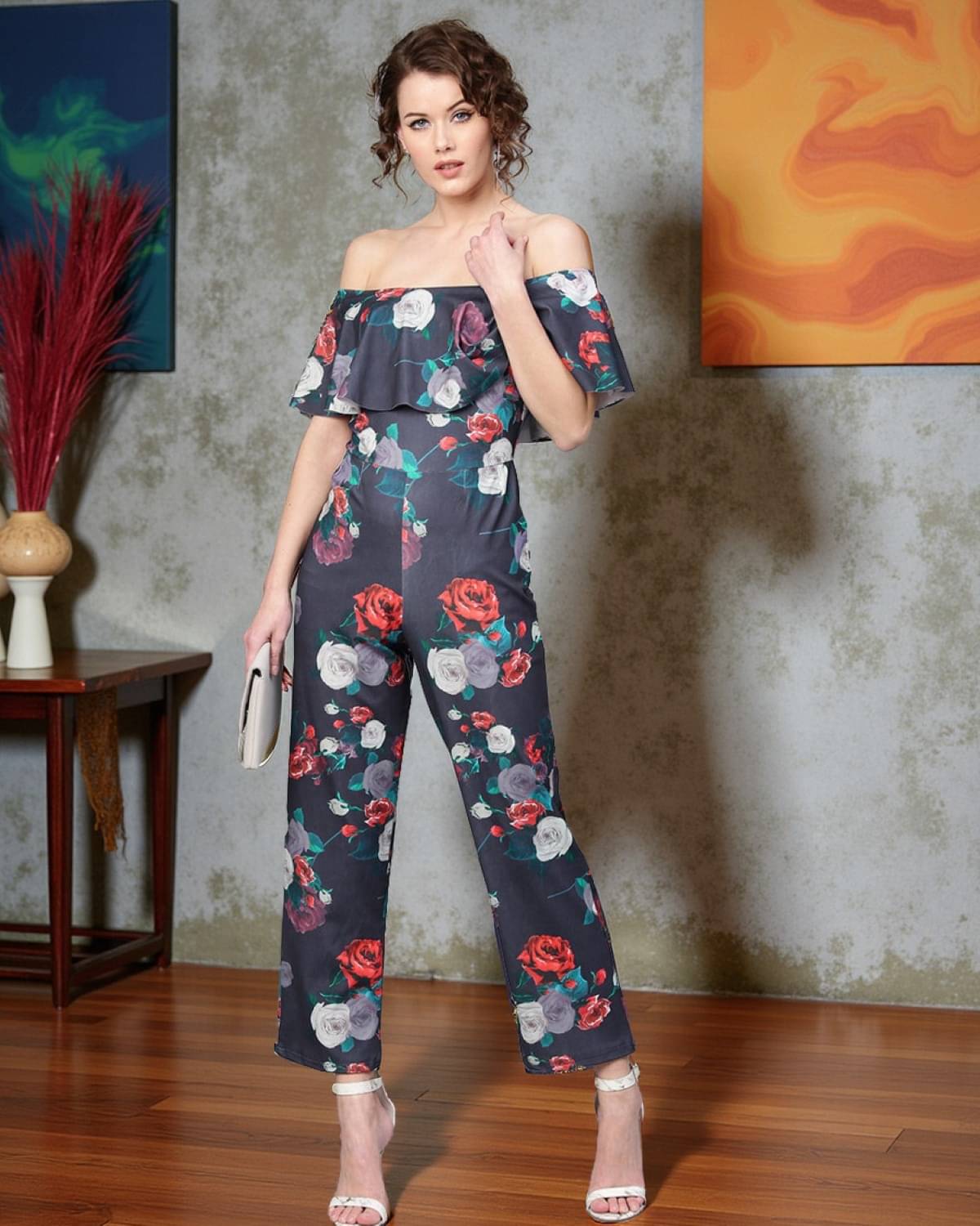 Zima Leto - Navy Blue Polyester Regular Fit Women's Jumpsuit ( Pack of 1 ) Zima Leto - Navy Blue Polyester Regular Fit Women's Jumpsuit ( Pack of 1 )