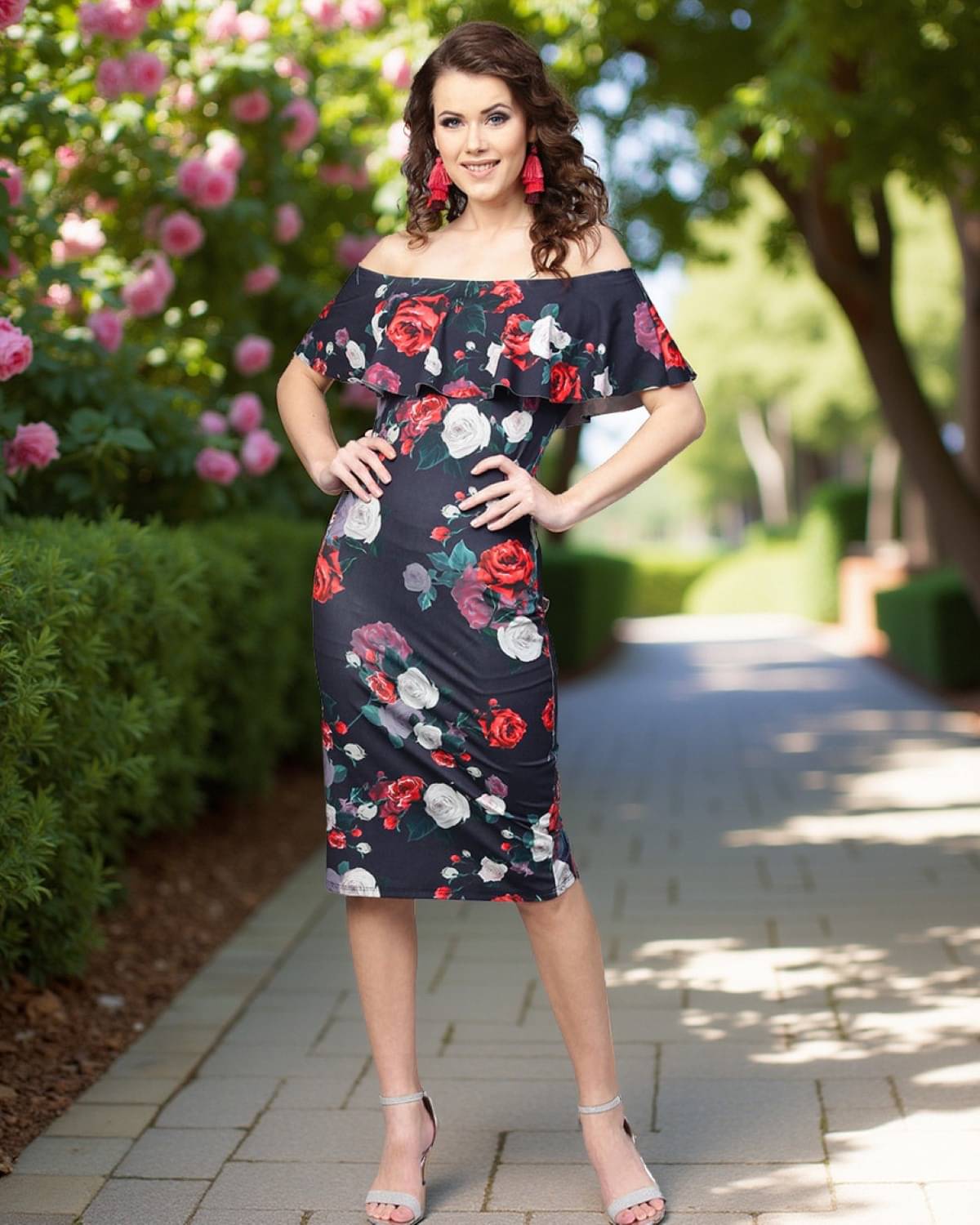     			Zima Leto Women Polyester A-line Dress ( Navy )