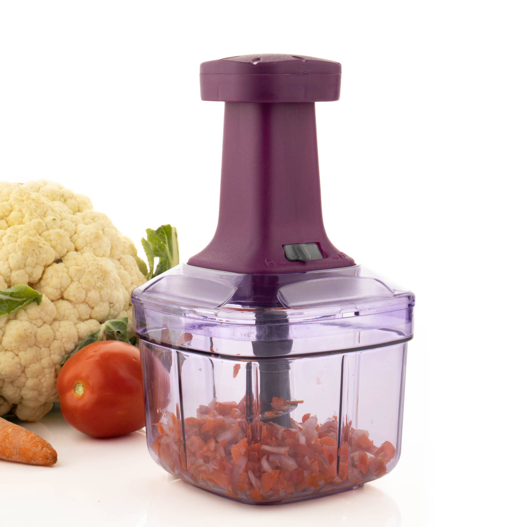     			Magicspoon Fruit & Vegetable Chopper with 4 Blades, 1000ml, Set of 1