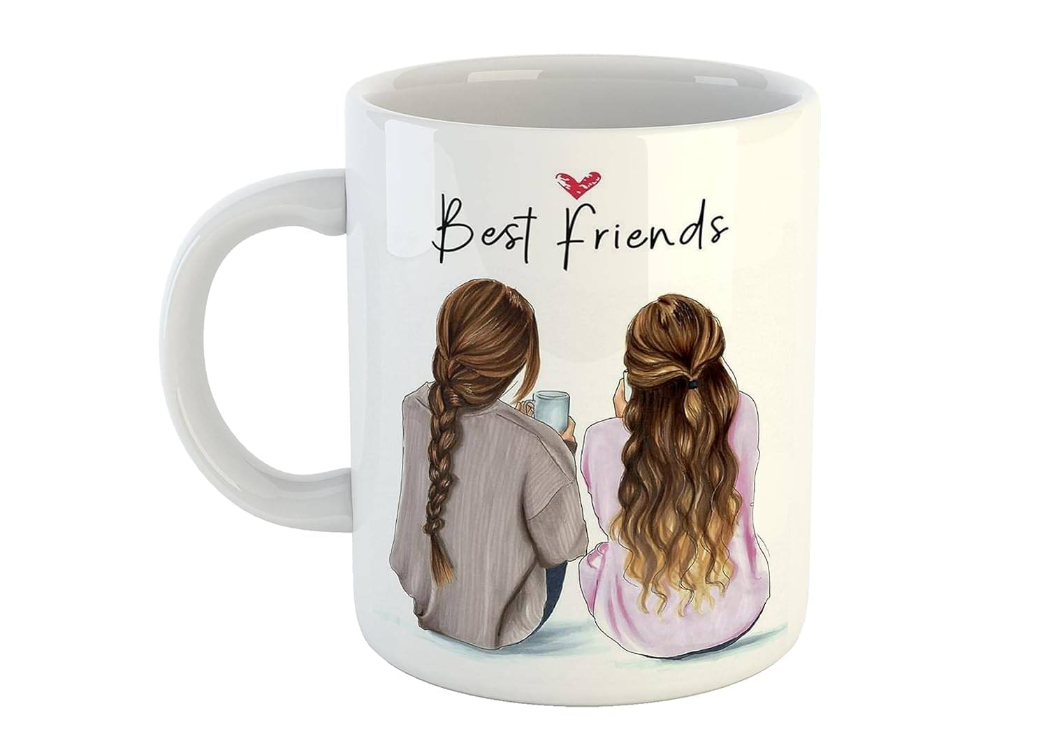     			Maddock MD-Best friends mug Ceramic Coffee Mug 350 mL ( Pack of 1 )
