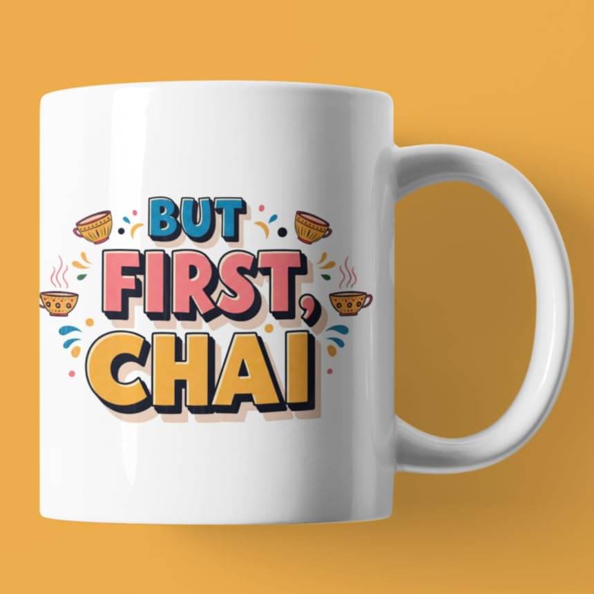     			Maddock MD-first chai mug Ceramic Coffee Mug 350 mL ( Pack of 1 )