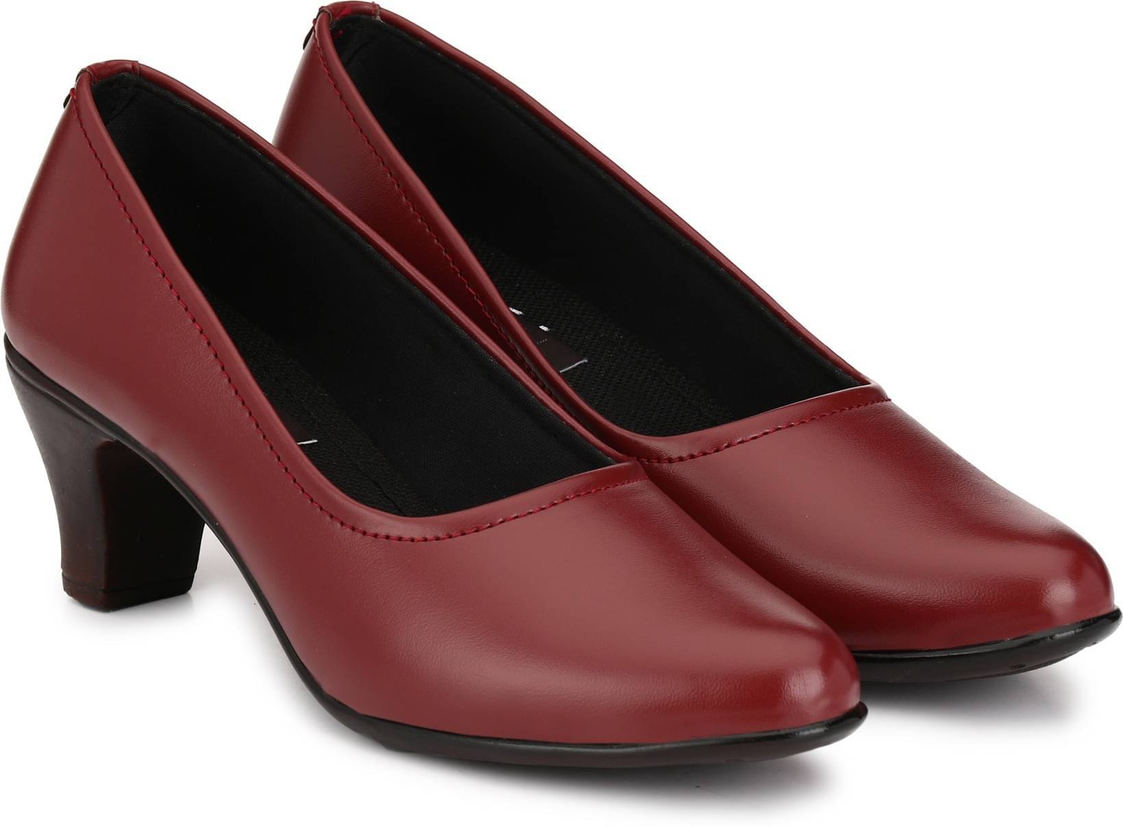     			Rimezs Maroon Women's Pumps Heels