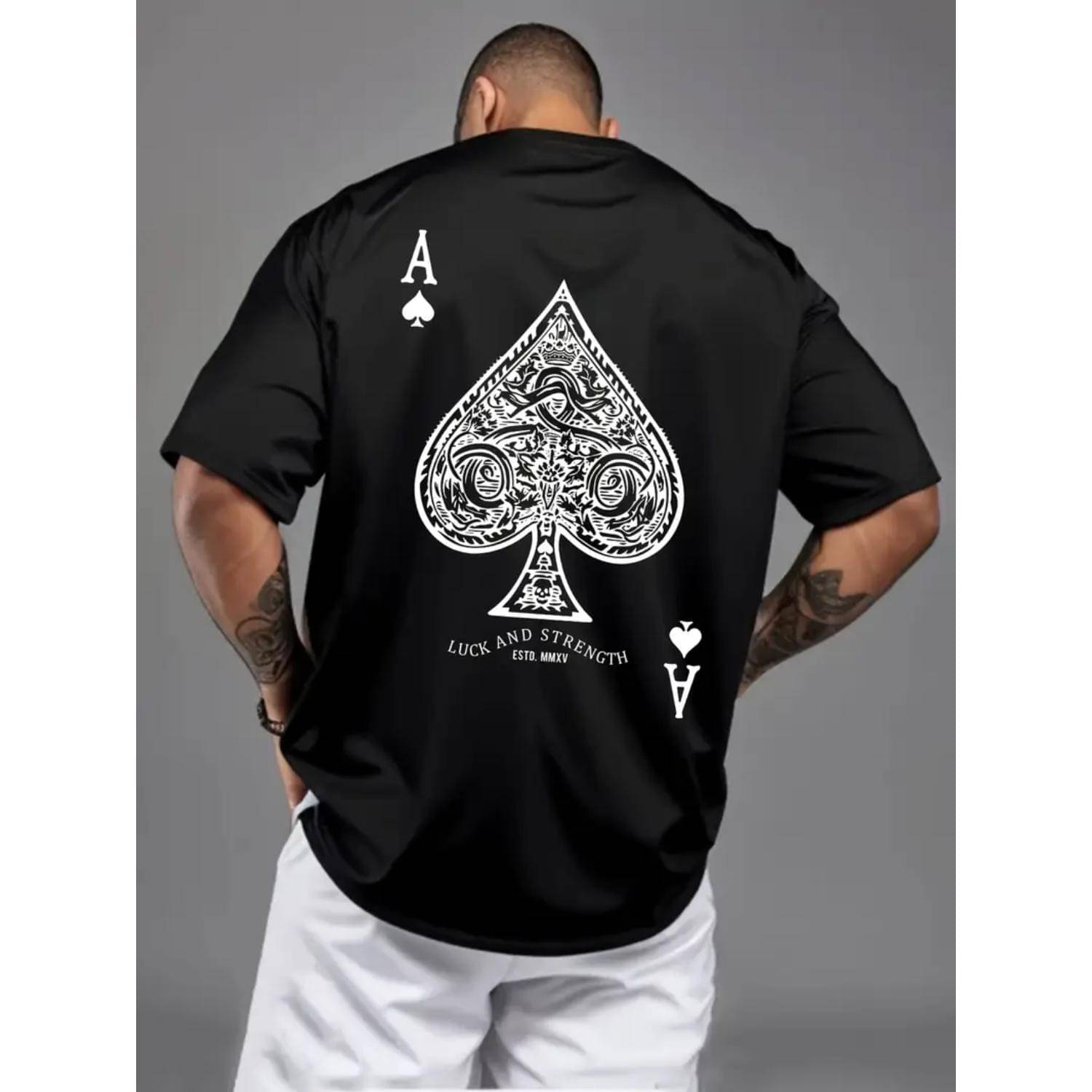 Unicus Apparel Men Cotton Blend Oversized Fit Printed T-Shirt ( Black ) Unicus Apparel Men Cotton Blend Oversized Fit Printed T-Shirt ( Black )