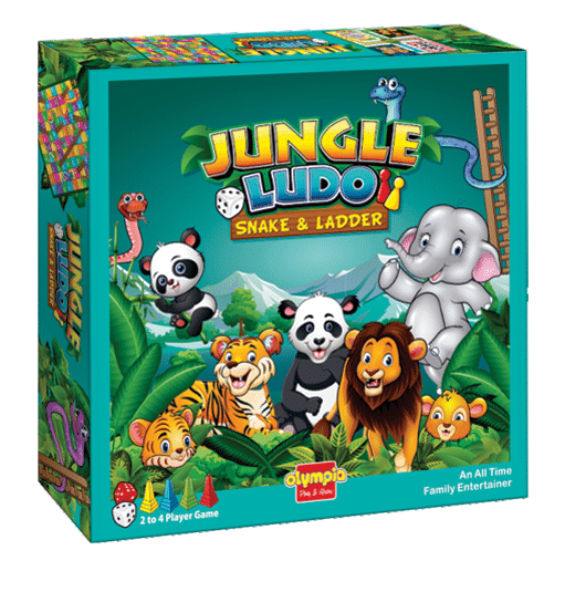     			YUIOP - Jungle Ludo Snakes & Ladder - Jungle Theme - Classic Board Game For Kids Party & Fun Board Game