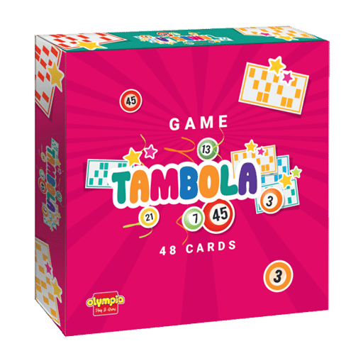     			YUIOP - Tambola Game - 48 Reusable Cards - The Classic Indian Game Of Chance - Compact Party & Fun Board Game