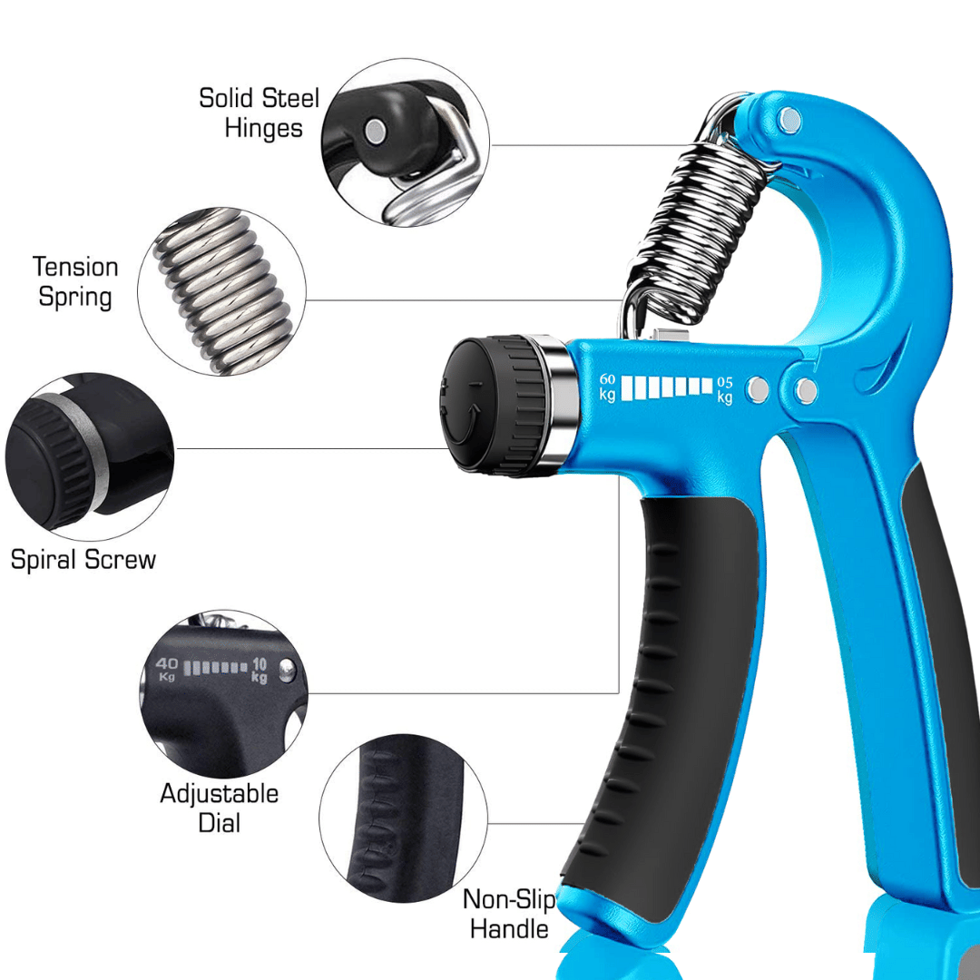 AJRO DEAL Counter Adjustable Finger Extensor for Forearm Exercise, Strength Build Hand Grip/Fitness Grip - Sports and Fitness Equipment | Buy online on ZillyBuy