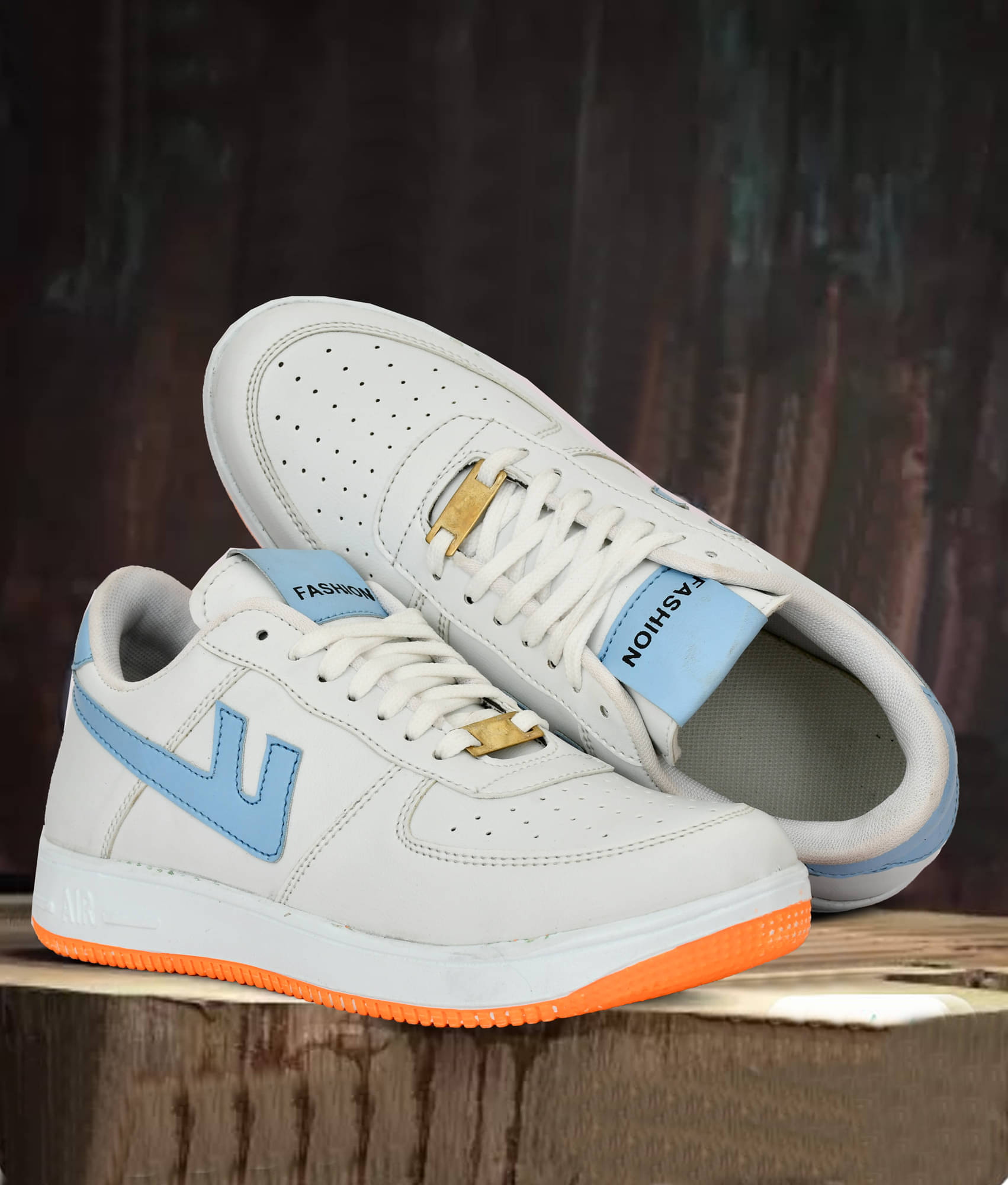     			Groofer Orange Men's Sneakers