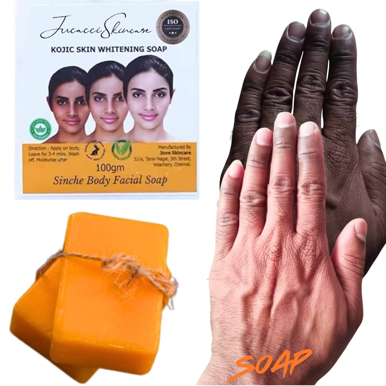     			LUCACCI Beauty Soap for All Skin Type ( Pack of 1 )