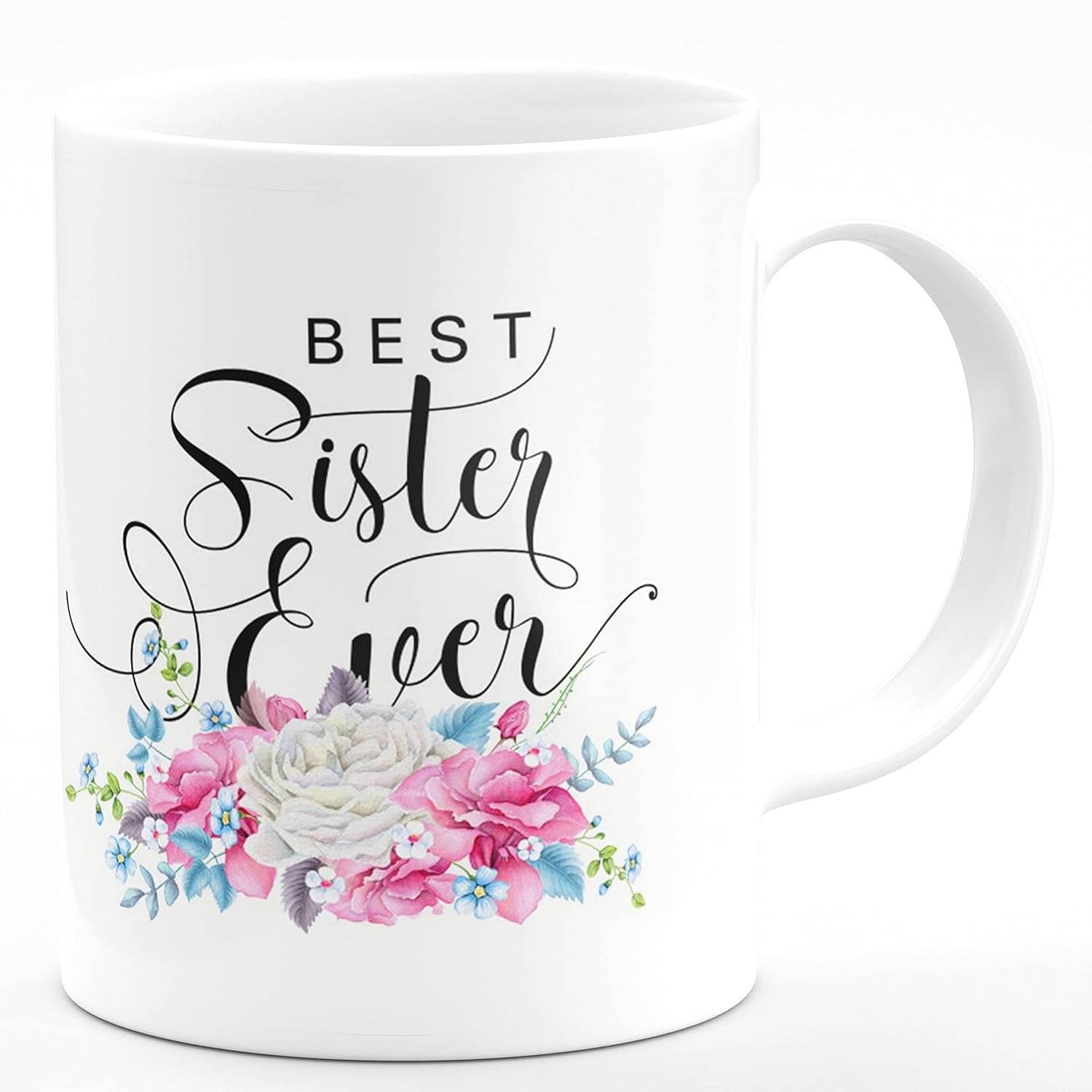     			Maddock MD-Best Sister Ever Ceramic Coffee Mug 350 mL ( Pack of 1 )