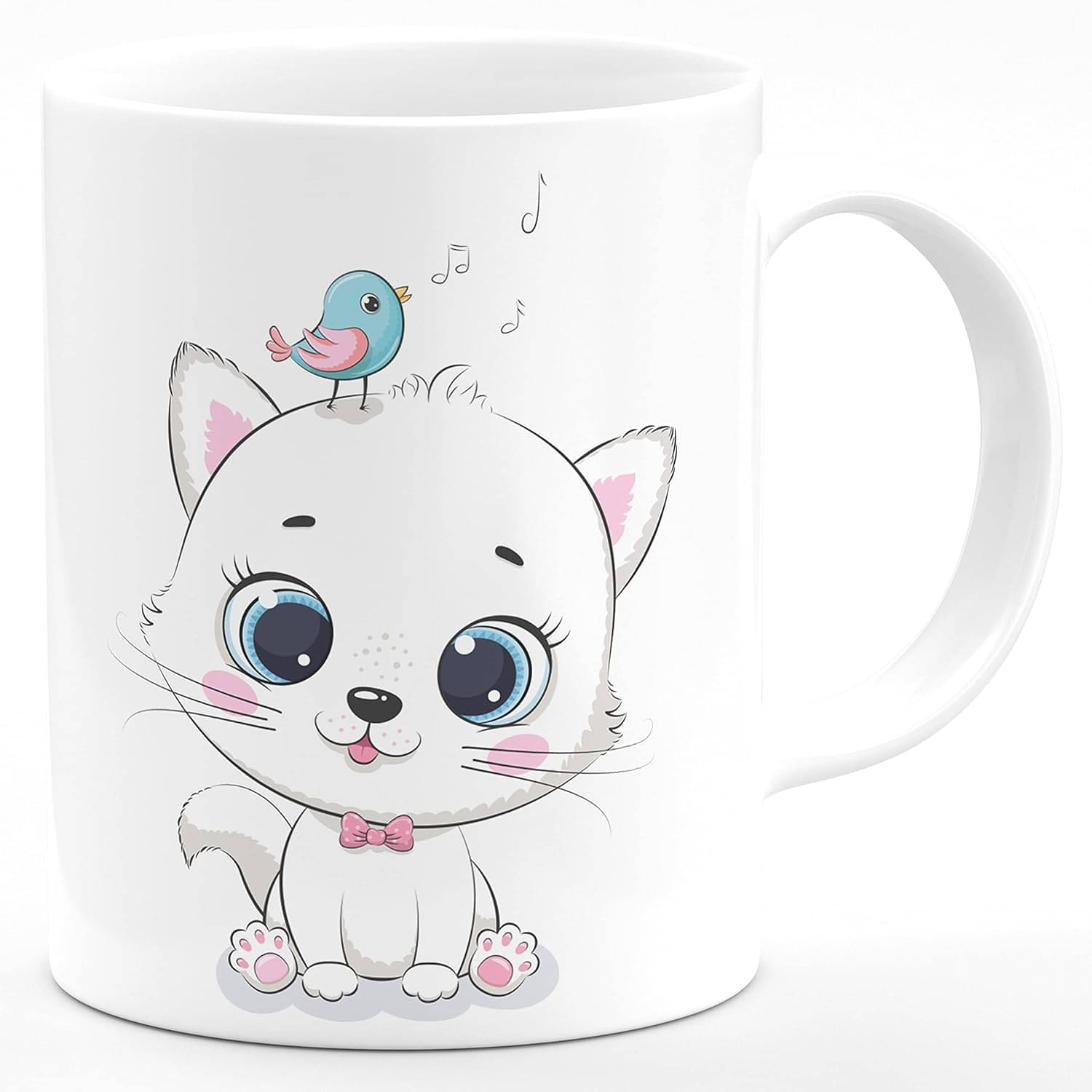     			Maddock MD-Cat Mug3 Animal Ceramic Coffee Mug 350 mL ( Pack of 1 )