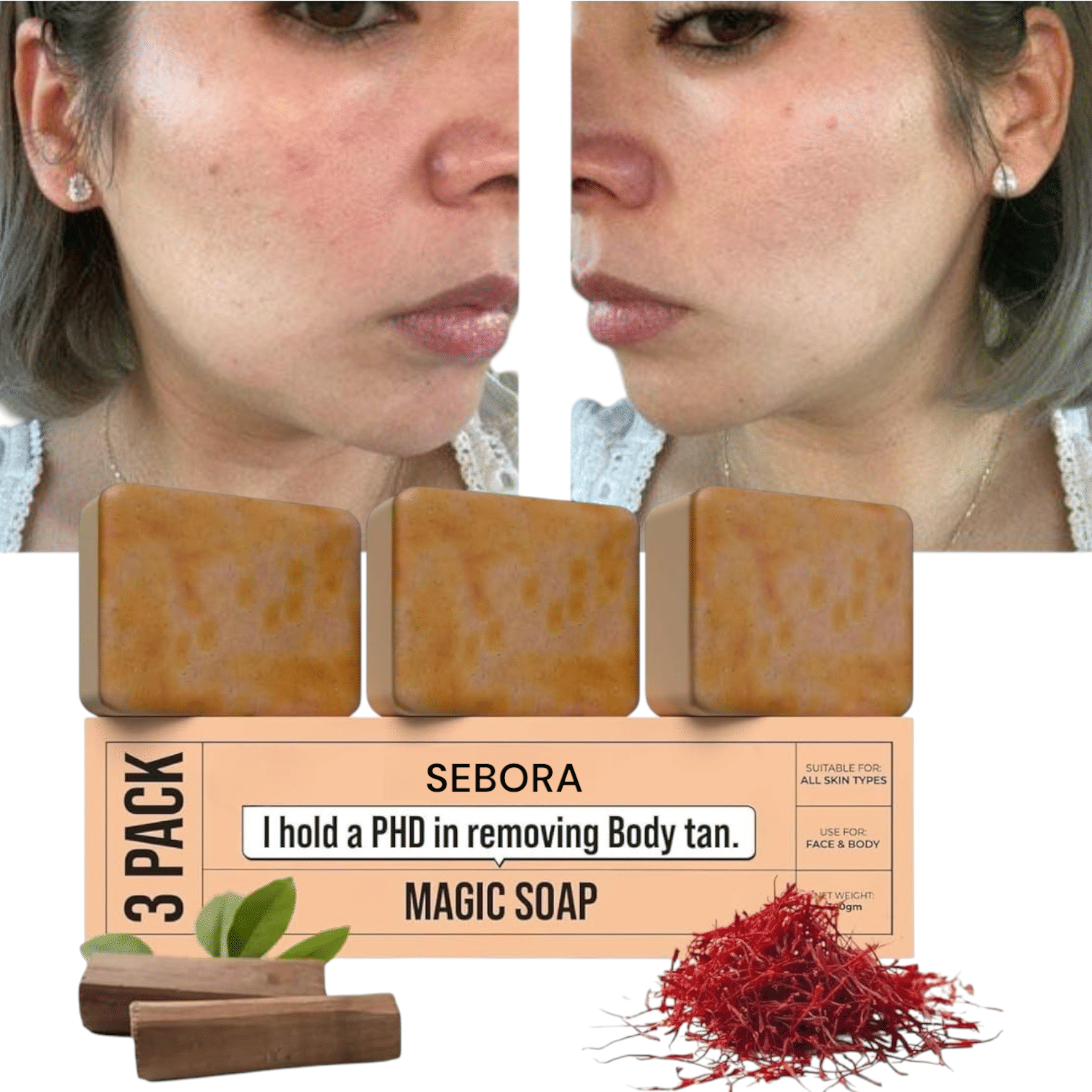 Sebora Skin Whitening MAGICSOAP Bathing Bar for All Skin Type ( Pack of 3 ) Sebora Skin Whitening MAGICSOAP Bathing Bar for All Skin Type ( Pack of 3 )