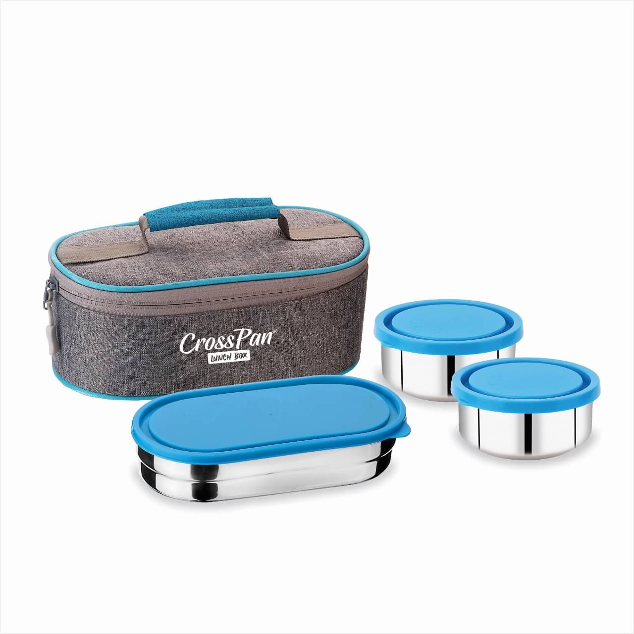     			CrossPan MAGNITE LUNCH BOX Stainless Steel Lunch Box 3 - Container ( Pack of 1 )