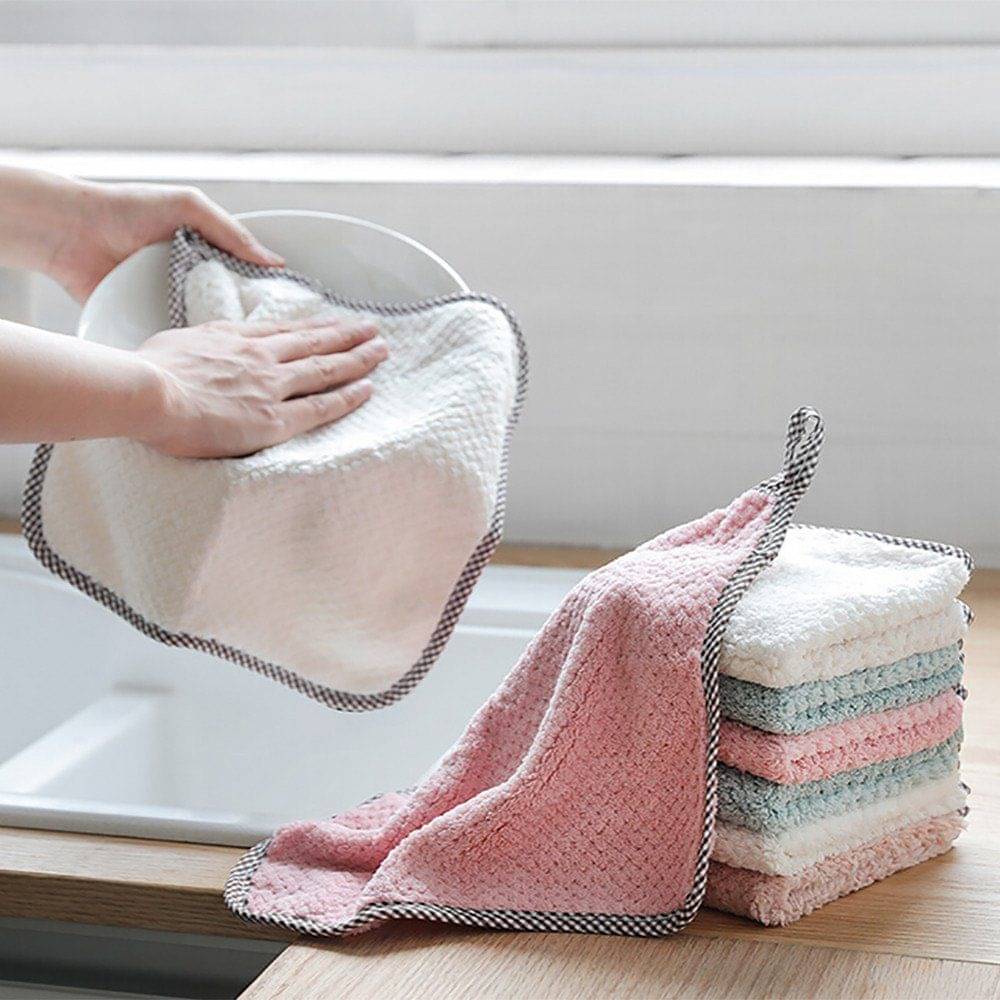    			Handa Set of 6 Others Microfiber Kitchen Towel