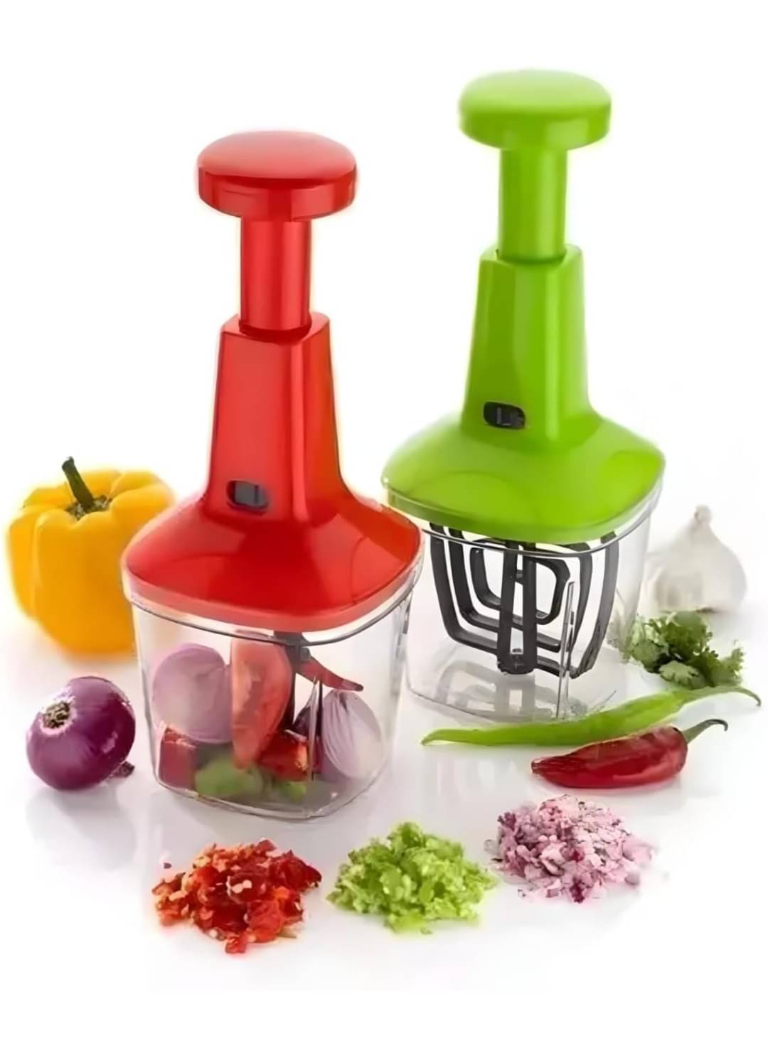 Manual Hand Push Chopper-1000 ml- 4 Blades Hand Press Cutter for Onion,Vegetables,Tomato,Friuts,Salad dry fruitManual Kitchen Chopper Manual Hand Push Chopper-1000 ml- 4 Blades Hand Press Cutter for Onion,Vegetables,Tomato,Friuts,Salad dry fruitManual Kitchen Chopper