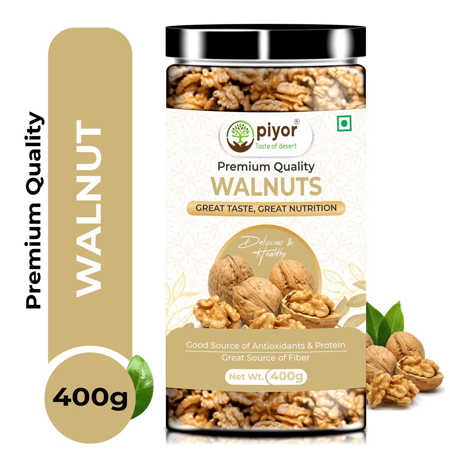 Piyor Broken Walnuts(Akhrot giri) 400 g Piyor Broken Walnuts(Akhrot giri) 400 g
