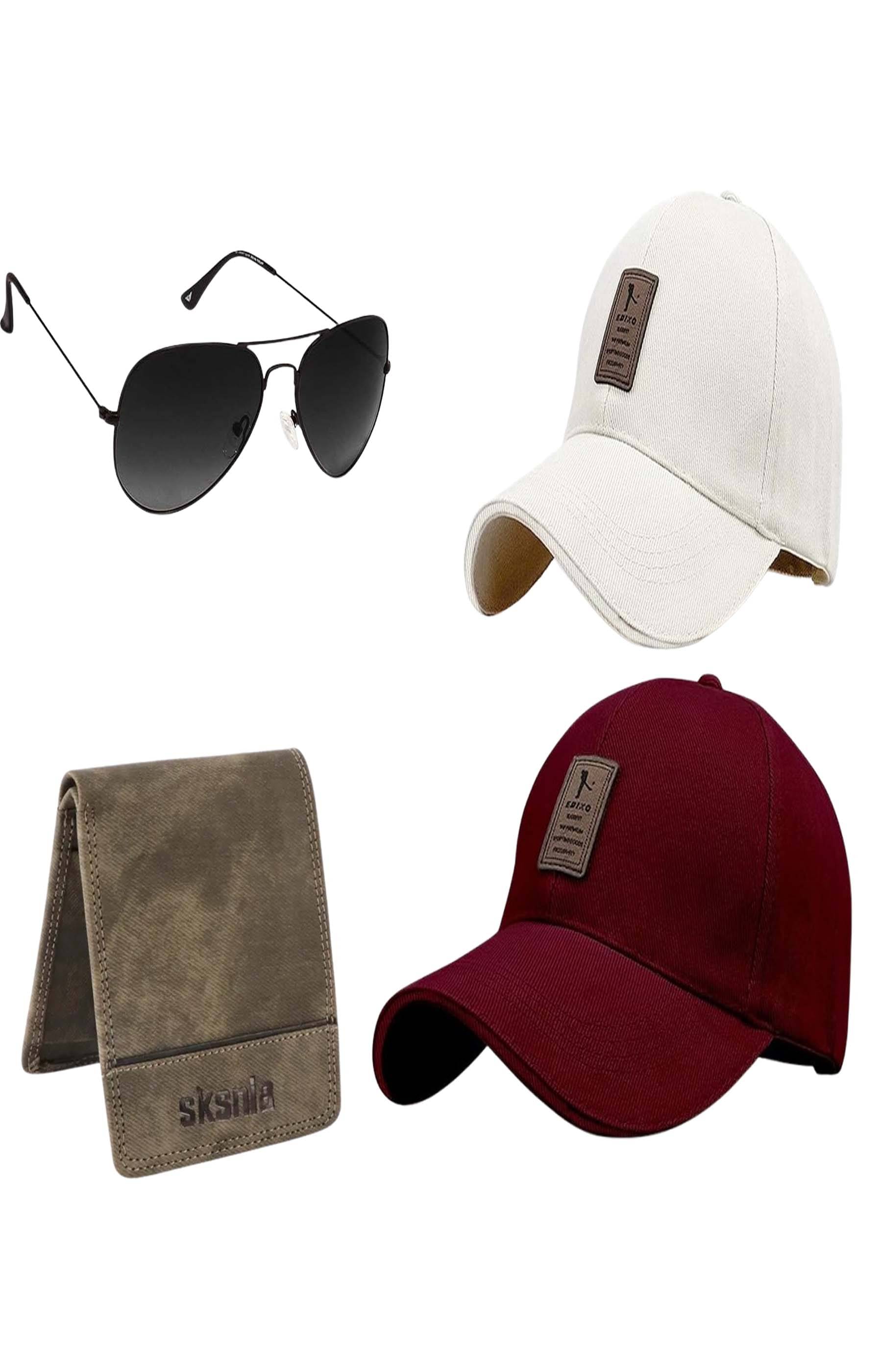 windexa Pack of 4 Cotton Men's Cap ( Multicolor ) windexa Pack of 4 Cotton Men's Cap ( Multicolor )