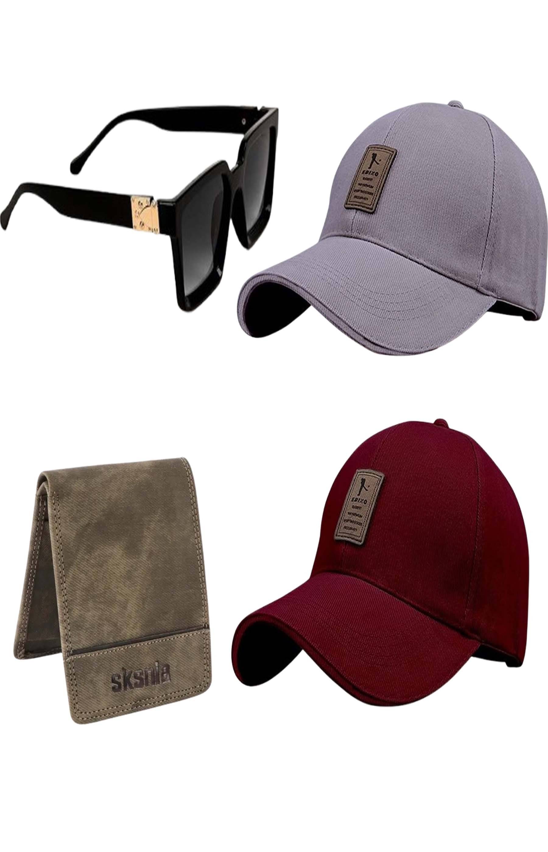 windexa Pack of 4 Cotton Men's Cap ( Multicolor ) windexa Pack of 4 Cotton Men's Cap ( Multicolor )