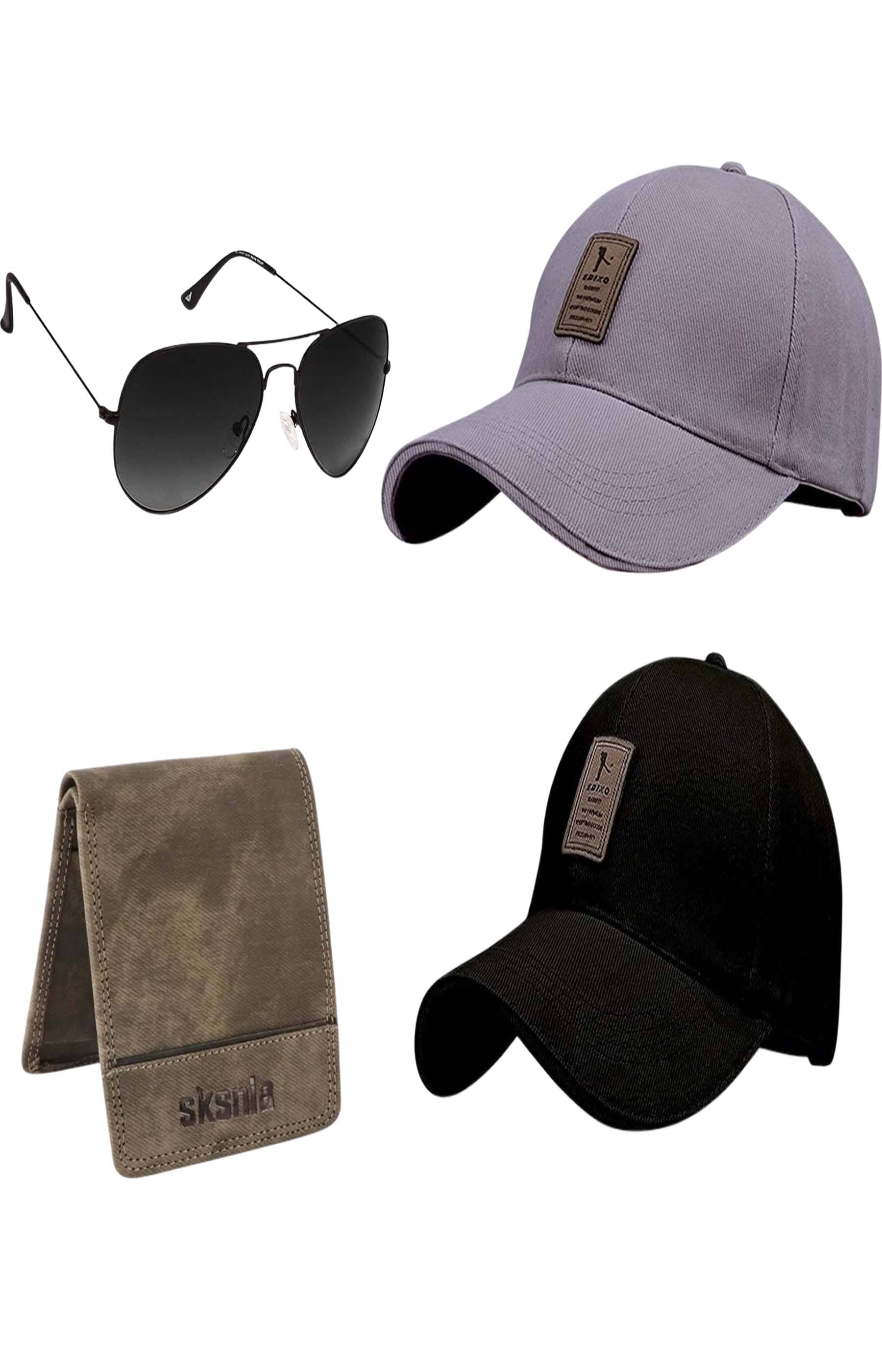     			windexa Pack of 4 Cotton Men's Cap ( Multicolor )