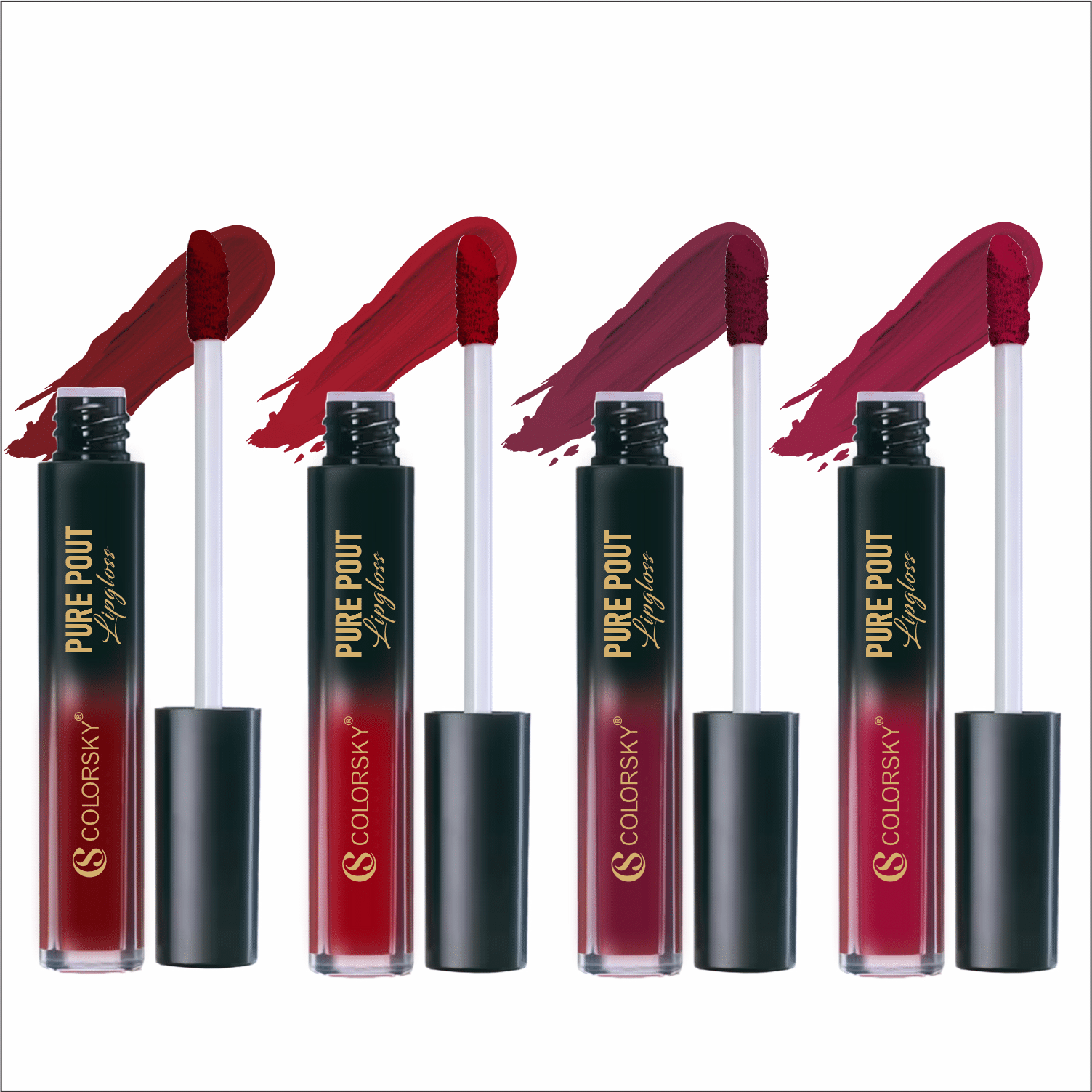 Color Sky Multi Matte Waterproof Liquid Lipstick ( Pack of 4 ) Color Sky Multi Matte Waterproof Liquid Lipstick ( Pack of 4 )