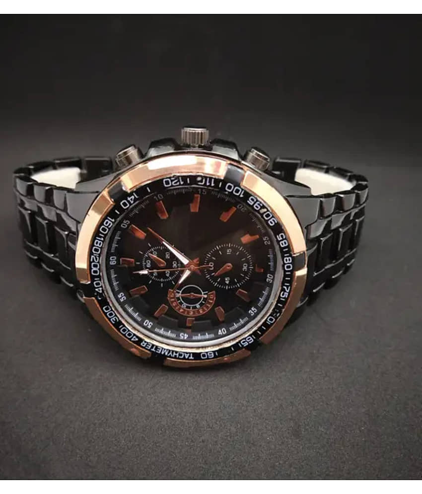 Positif Black Wrist Watch For Men - Main Image