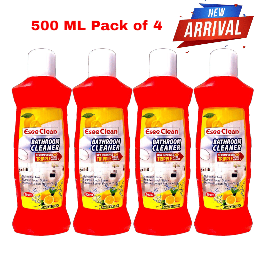 Esee Clean Bathroom Cleaner Ready to Use Liquid LEMON 500 Pack of 4     			Esee Clean Bathroom Cleaner Ready to Use Liquid LEMON 500 Pack of 4