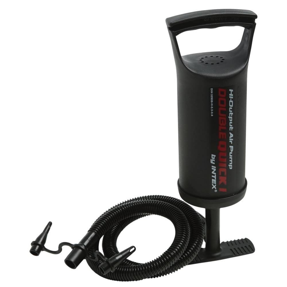 Hand Pump - Double Quick Portable Manual Air Pump for Rapid Inflation with 3 Nozzle for Outdoor, Swimming Ring, Mattress, Pool Floats, Inflatable Toys Hand Pump - Double Quick Portable Manual Air Pump for Rapid Inflation with 3 Nozzle for Outdoor, Swimming Ring, Mattress, Pool Floats, Inflatable Toys