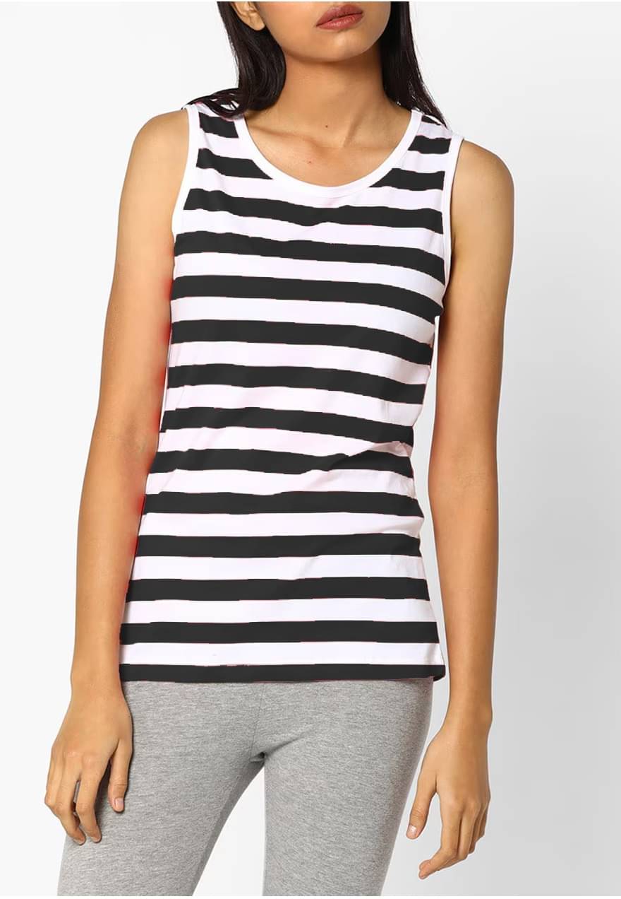 Vee Saa Hosiery Cotton Tank Top ( Black ) Vee Saa Hosiery Cotton Tank Top ( Black )