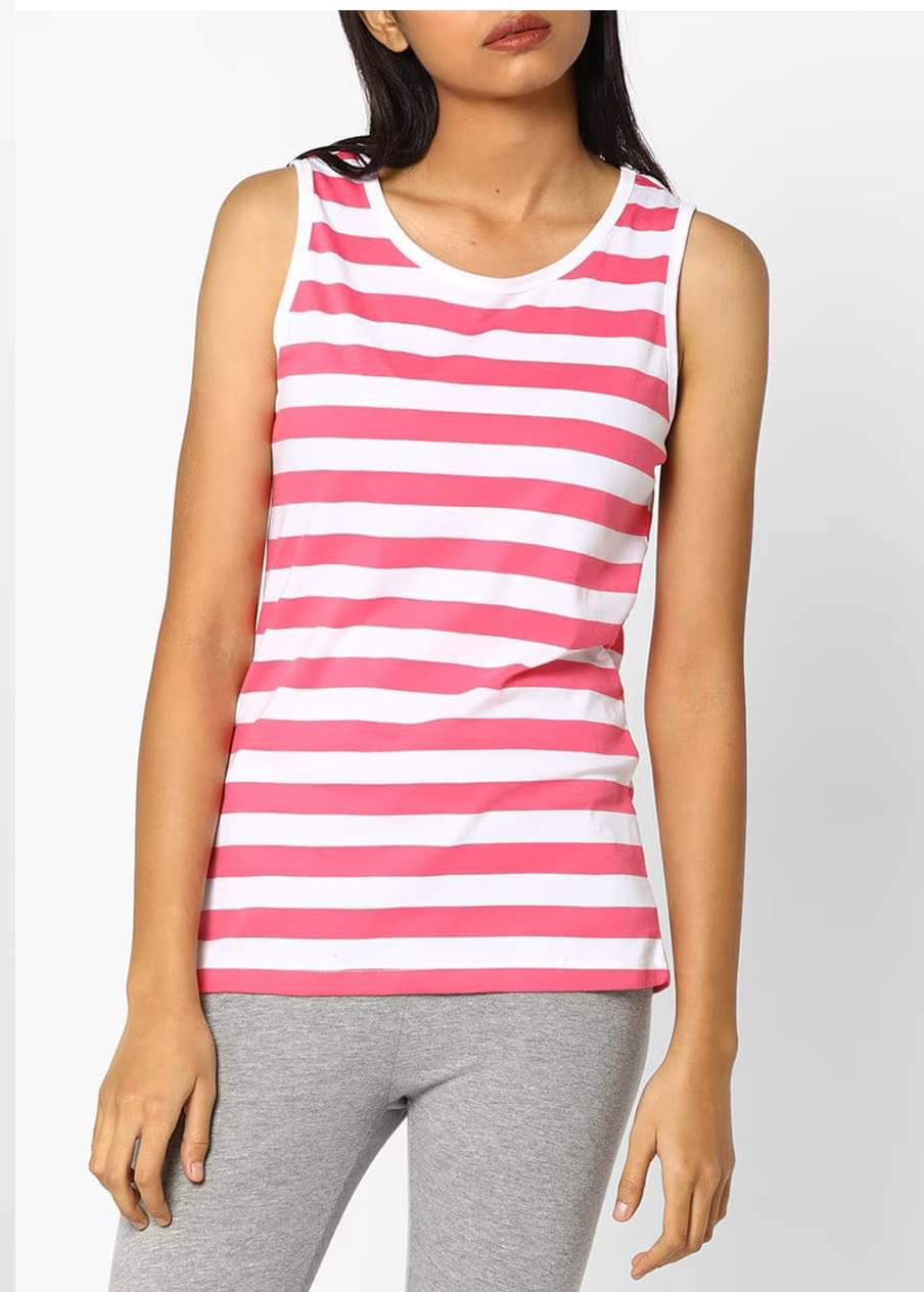 Vee Saa Hosiery Cotton Tank Top ( Pink ) Vee Saa Hosiery Cotton Tank Top ( Pink )