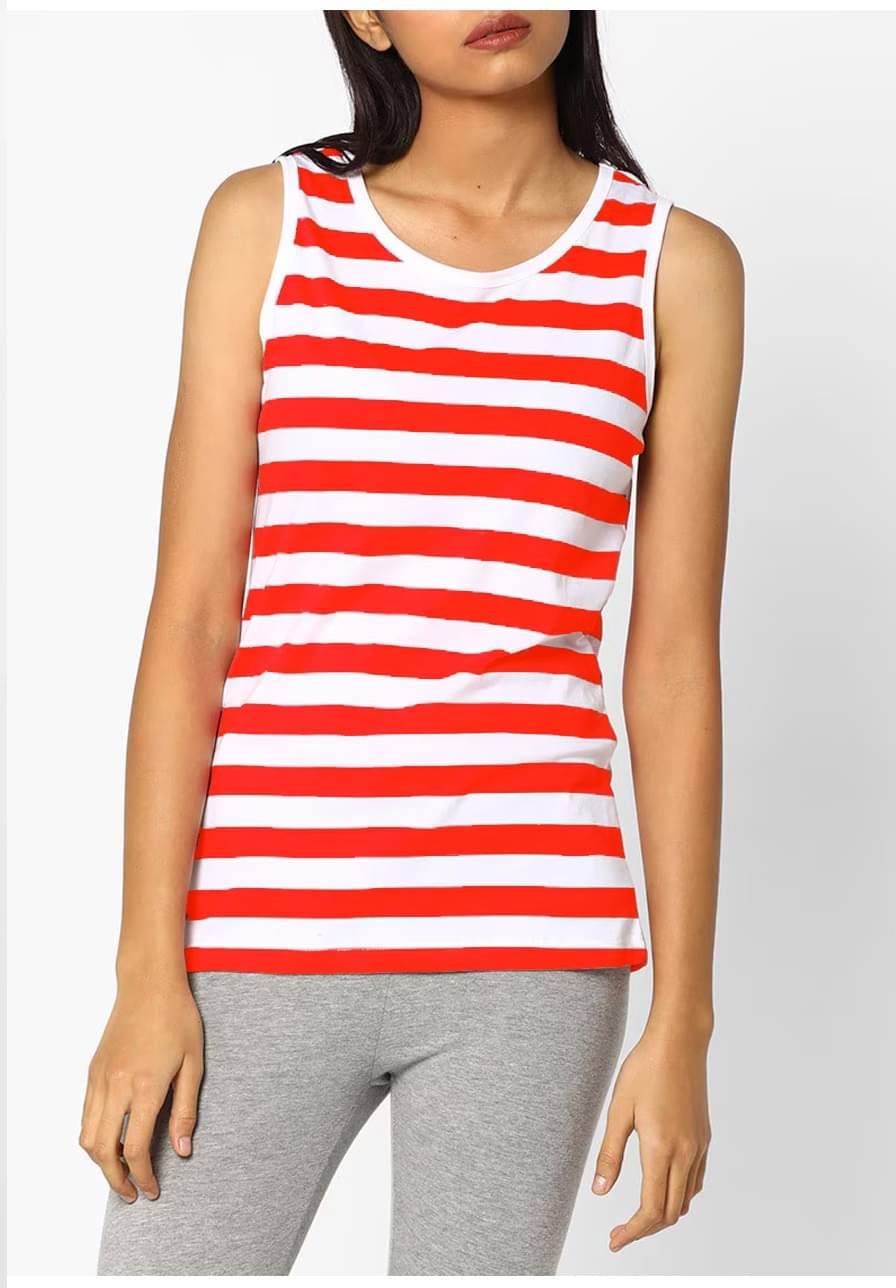     			Vee Saa Hosiery Cotton Tank Top ( Maroon )