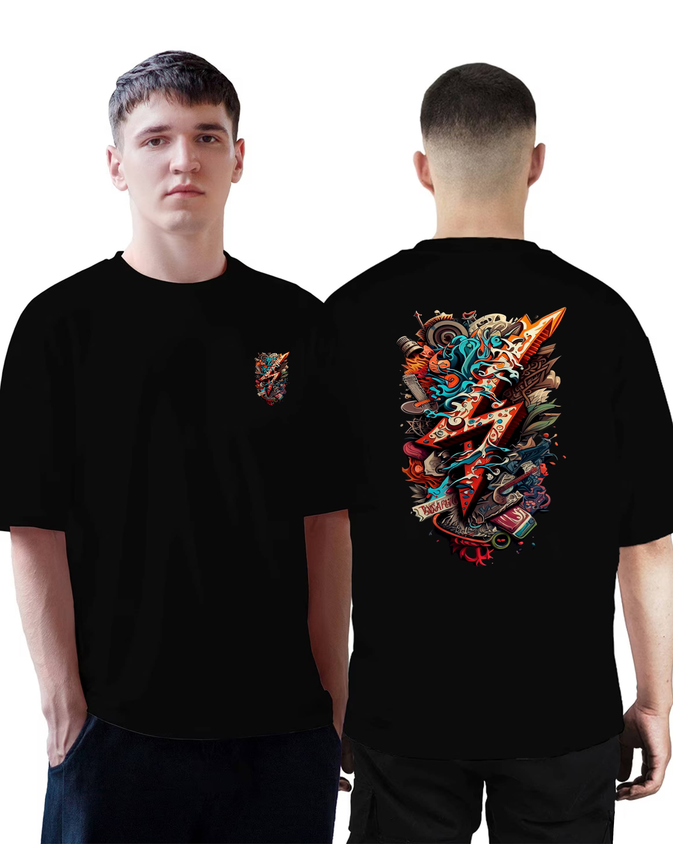 Vee Saa Hosiery Men Cotton Regular Fit Printed T-Shirt ( Black ) Vee Saa Hosiery Men Cotton Regular Fit Printed T-Shirt ( Black )