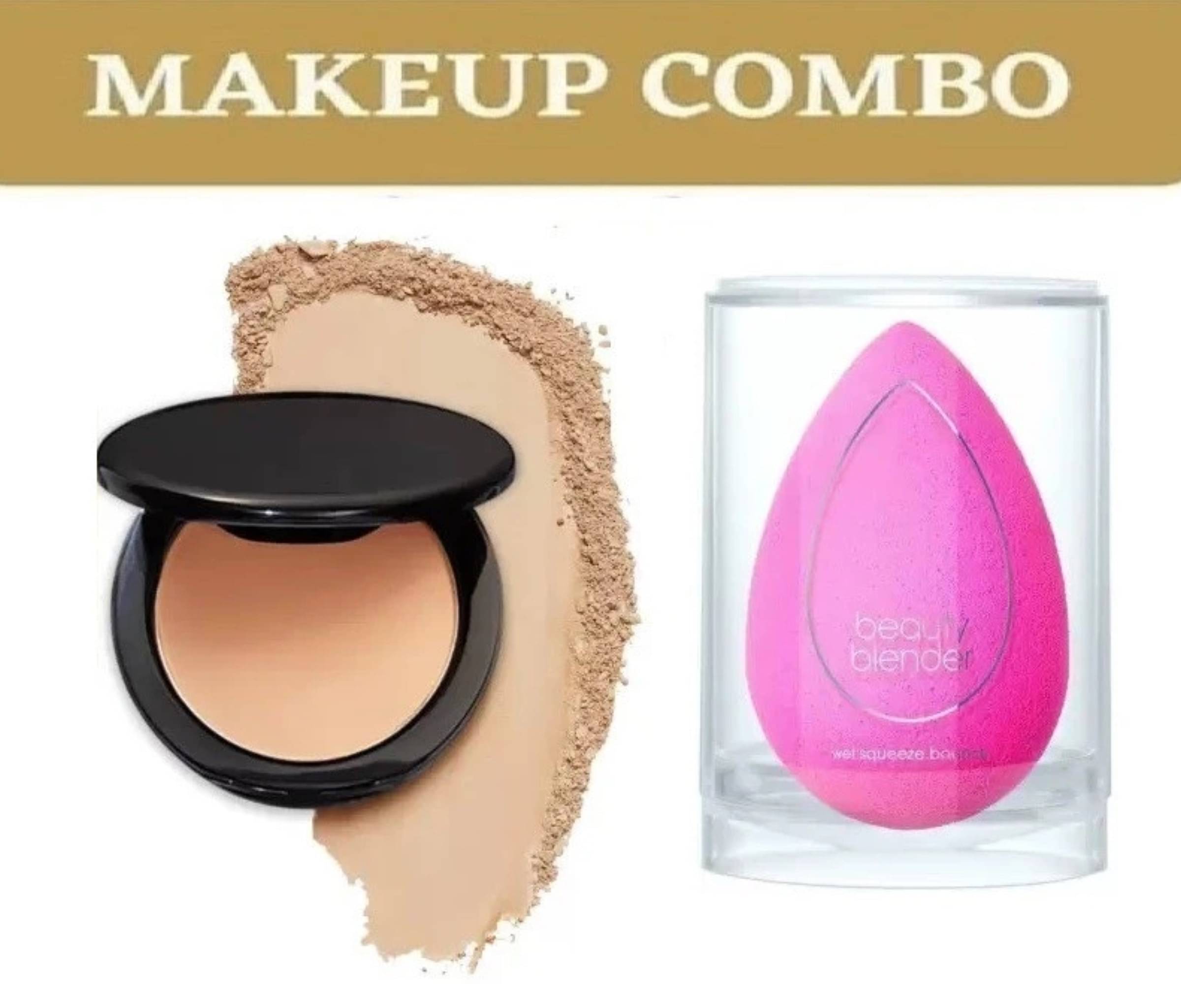     			Yelgo Makeup Kit ( Compact::beauty blender puff )