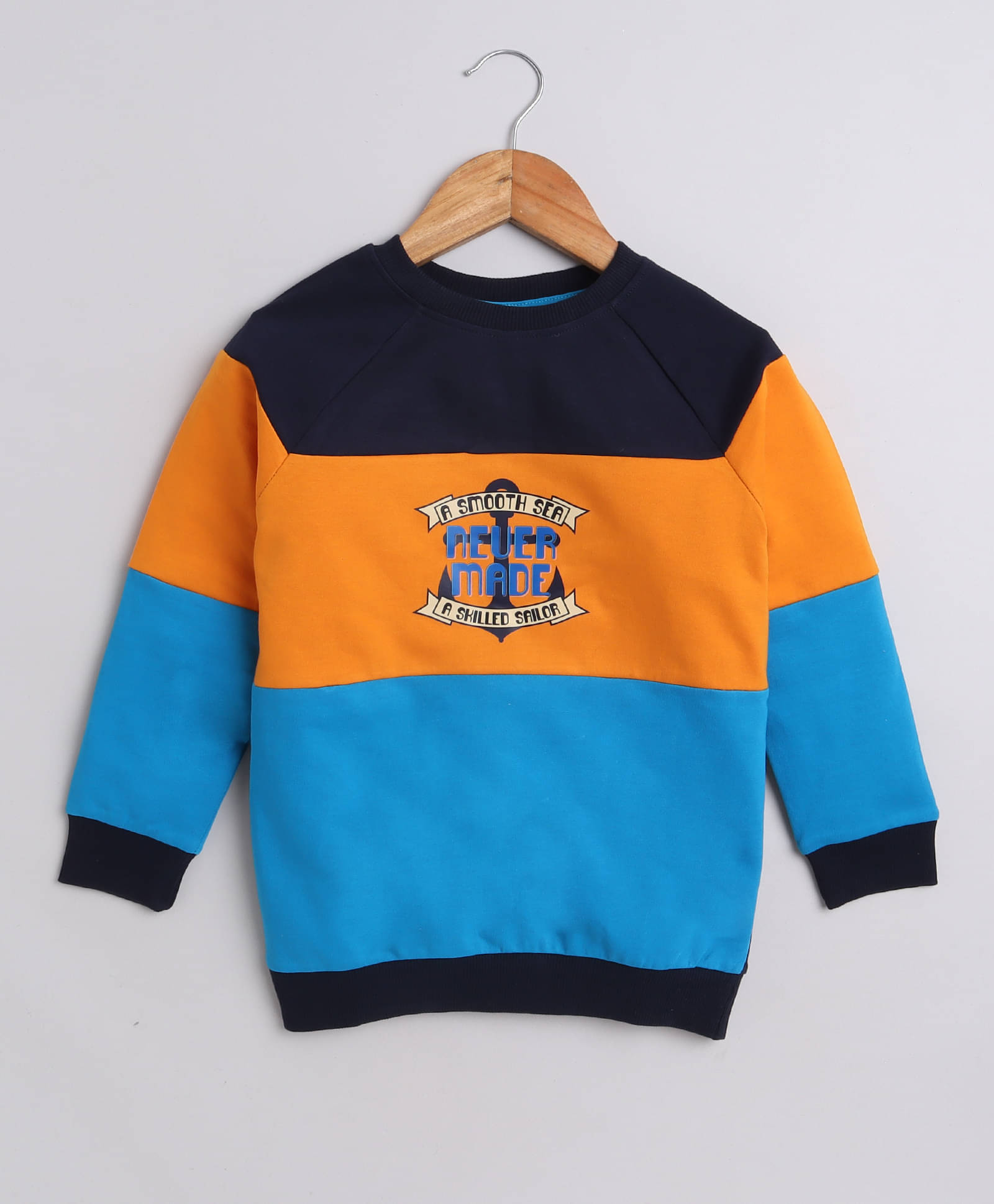     			BUMZEE Pack of 1 Boys Terry Blend Sweatshirt ( Multicolor )