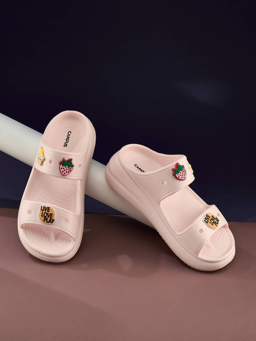     			Campus Pink Women's Slide