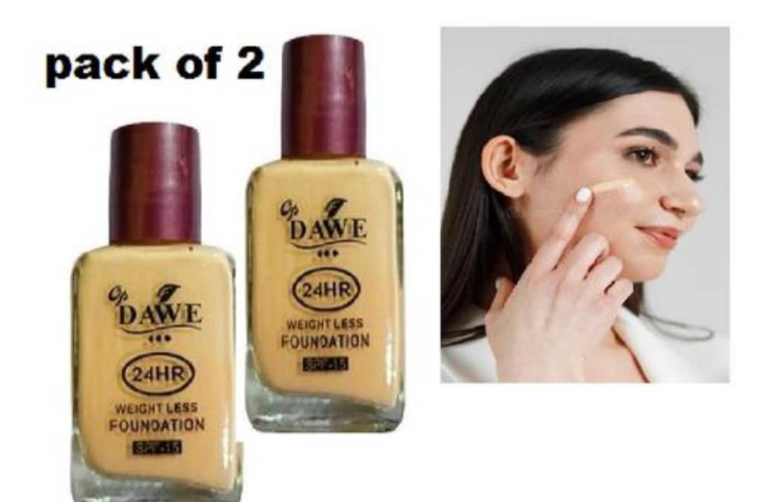     			Generic Matte Gel For All Skin Types Skin Light Foundation Pack of 2