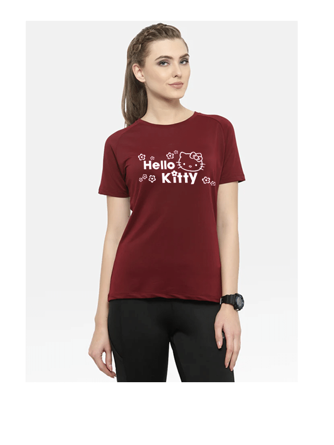     			Glito Maroon Polyester Lycra Compression - Single