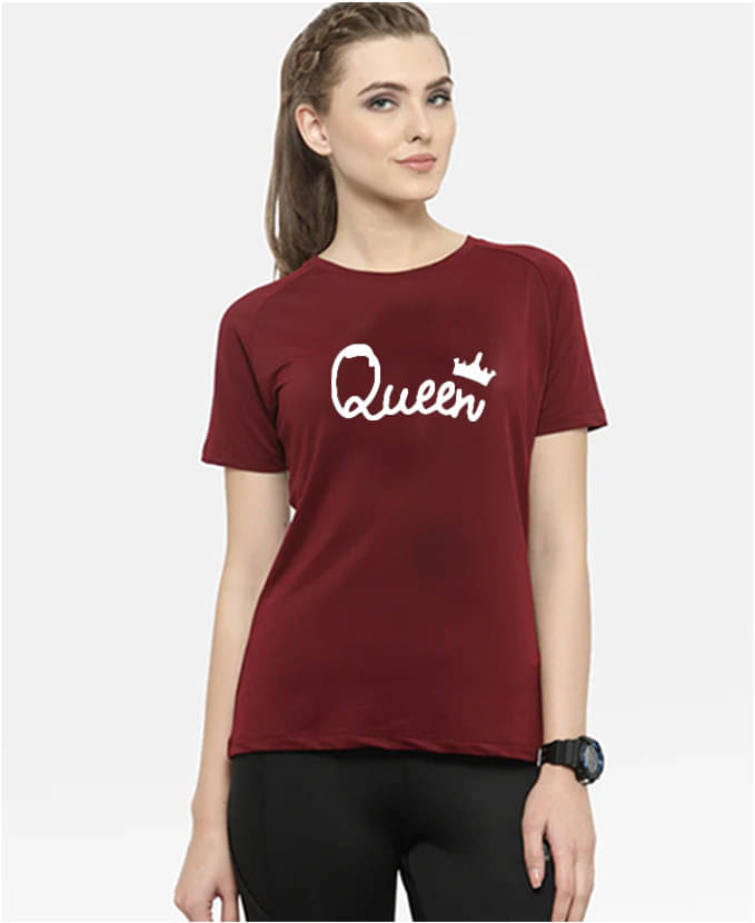 Glito Maroon Polyester Lycra Compression - Single Glito Maroon Polyester Lycra Compression - Single