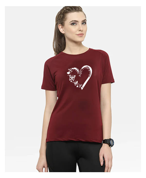 Glito Maroon Polyester Lycra Compression - Single Glito Maroon Polyester Lycra Compression - Single