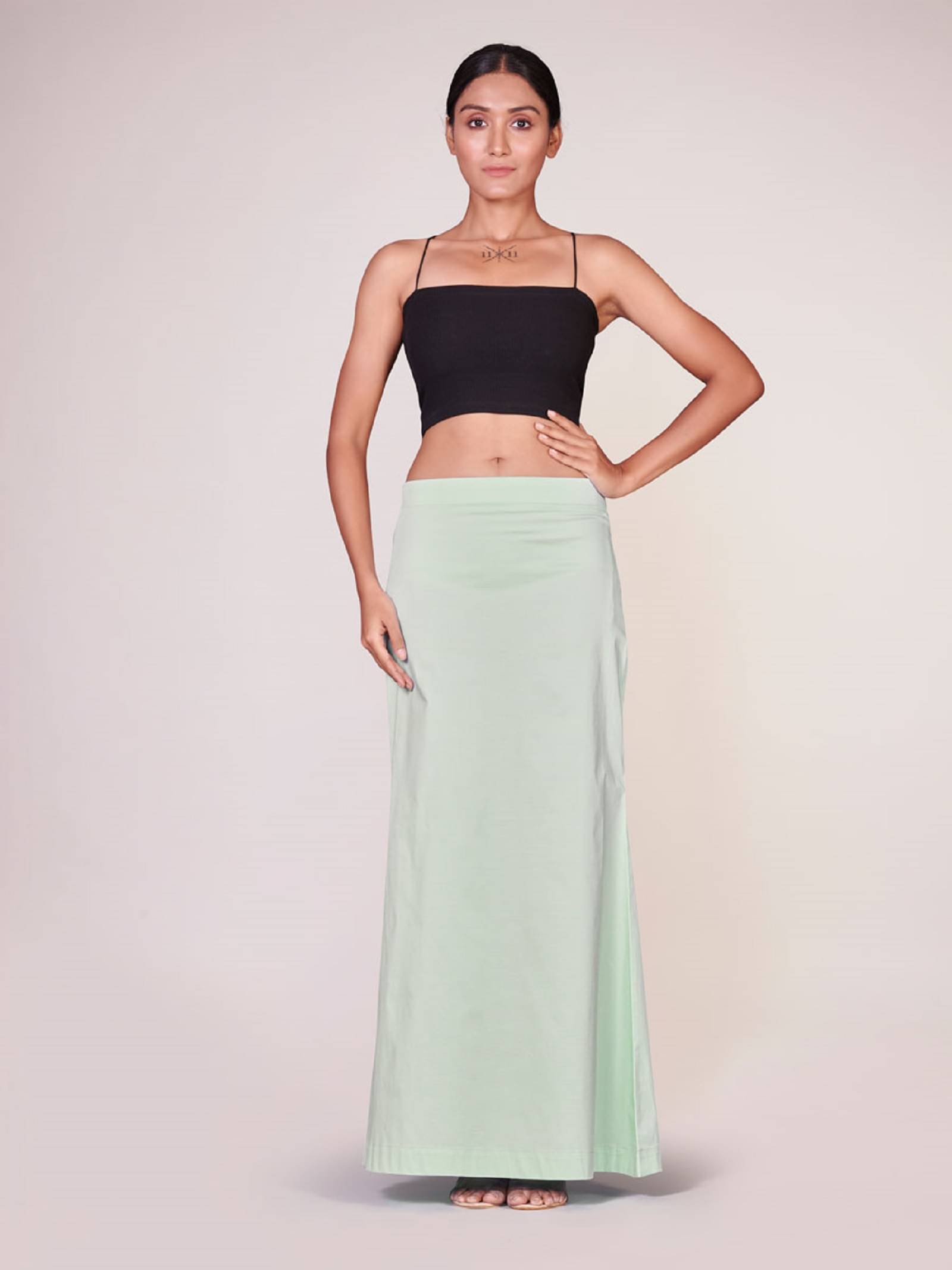 JAY CLOTH STORE Grey Cotton Petticoat - Single JAY CLOTH STORE Grey Cotton Petticoat - Single