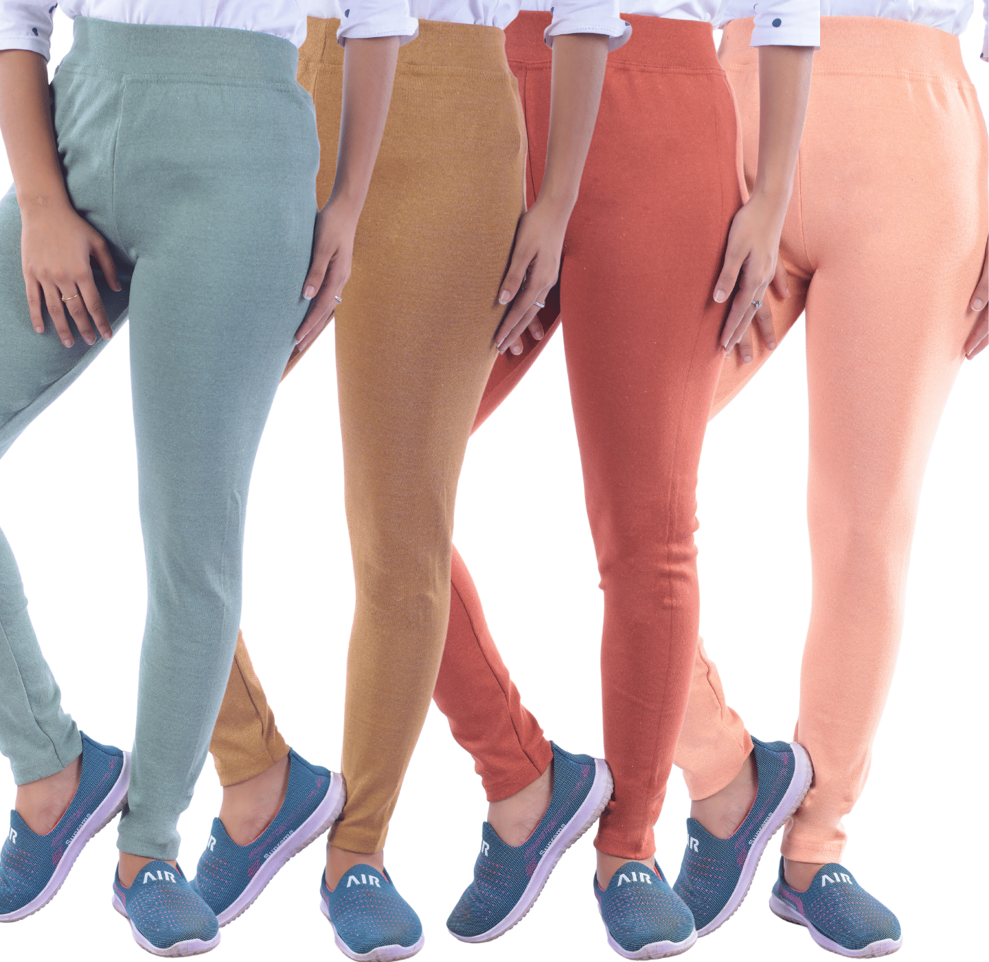     			KARARO Women Cotton Blend Skinny Fit Jegging