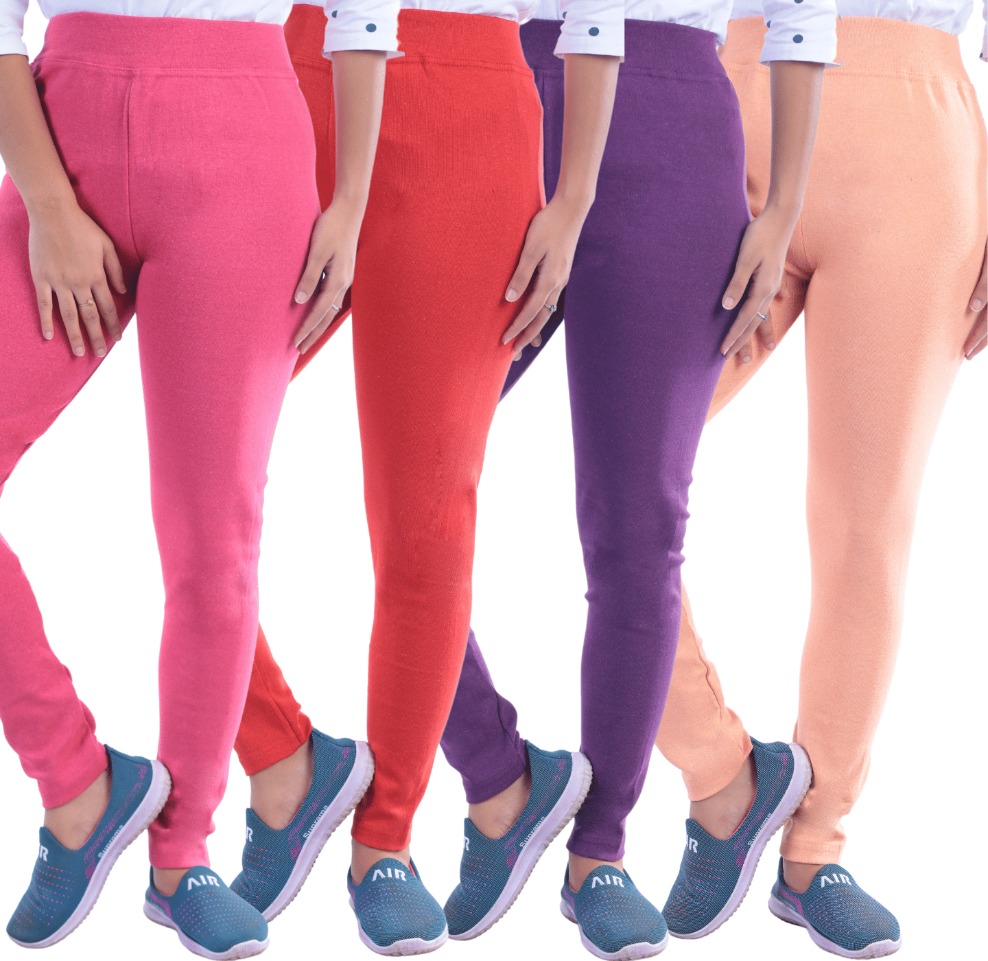     			KARARO Women Cotton Blend Skinny Fit Jegging