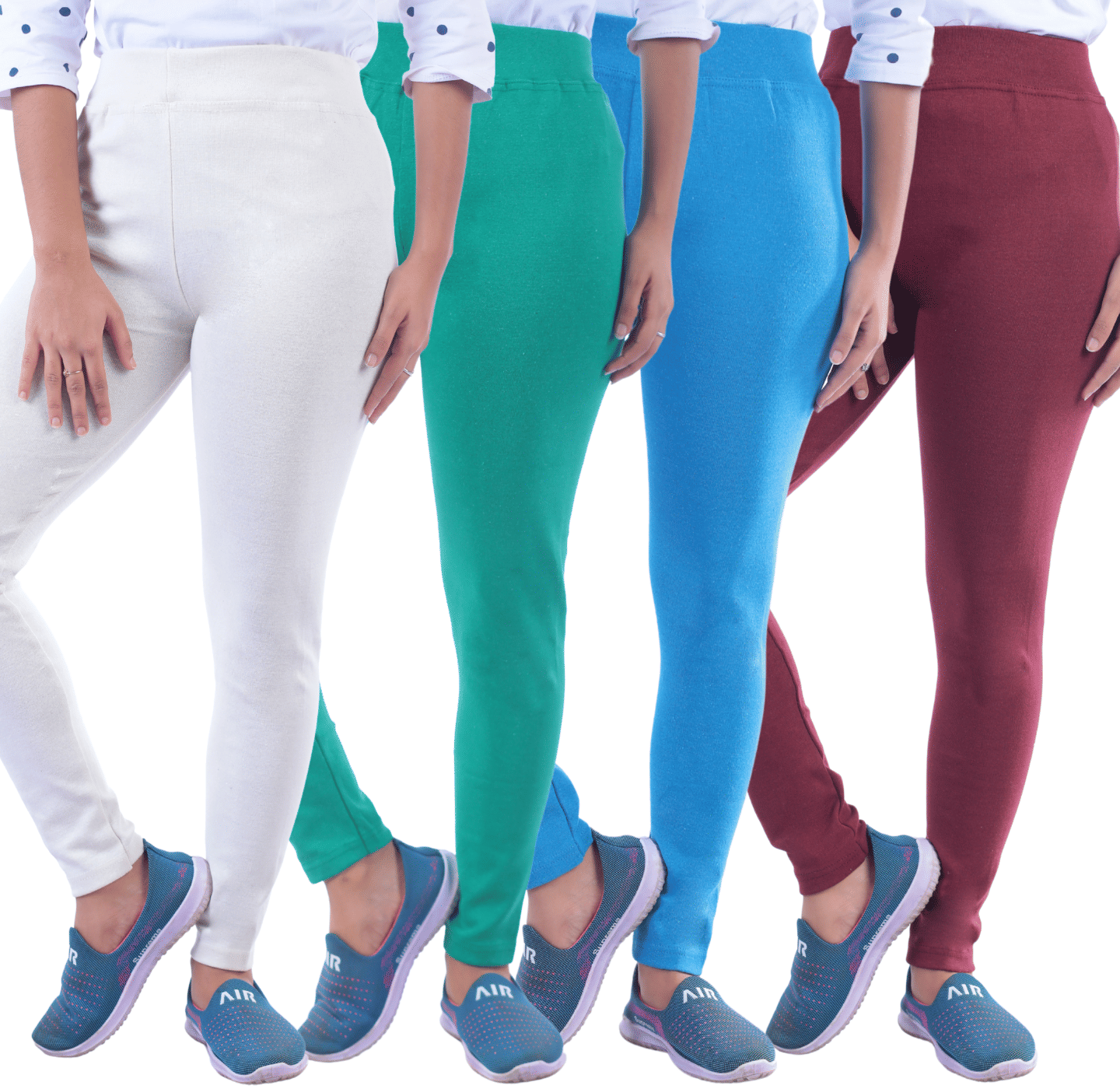     			KARARO Women Cotton Blend Skinny Fit Jegging
