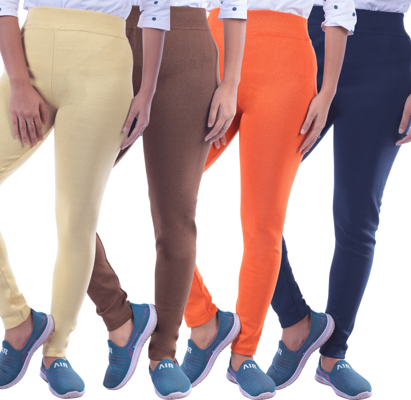     			KARARO Women Cotton Blend Skinny Fit Jegging