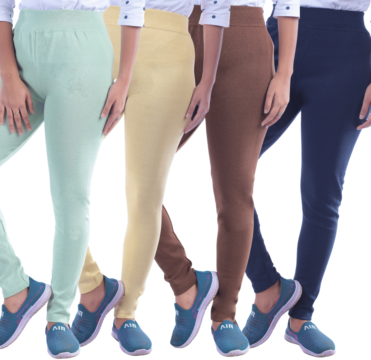     			KARARO Women Cotton Blend Skinny Fit Jegging